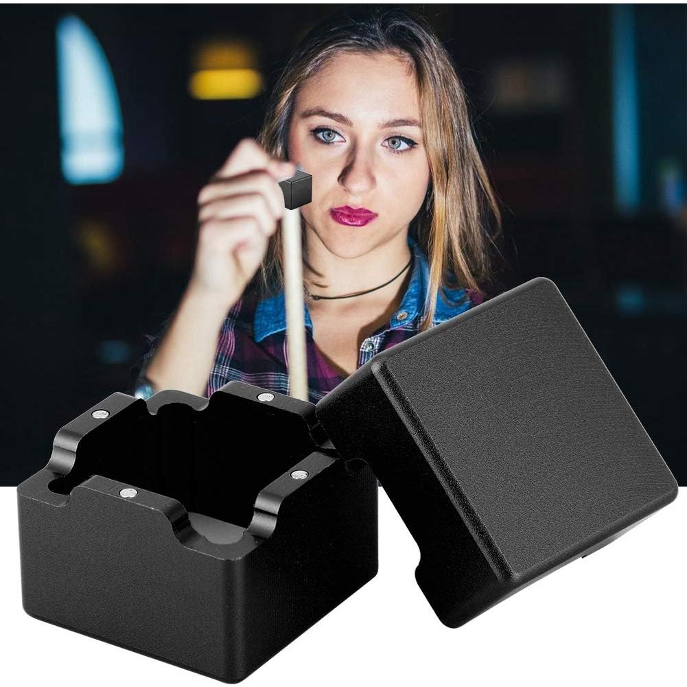 Soporte de Tiza OUKENS Magnético para Billar - Aluminio Negro