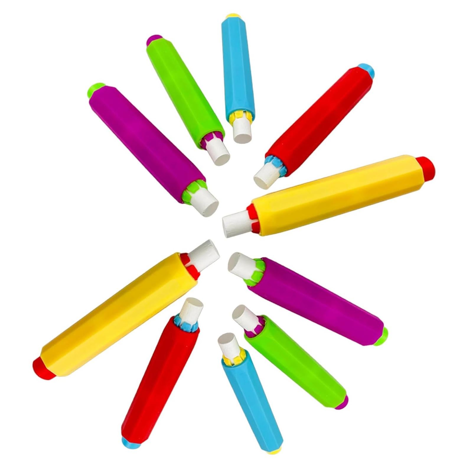 Soporte para Tiza Ajustable JLEivvi + 10 Tizas Coloridas