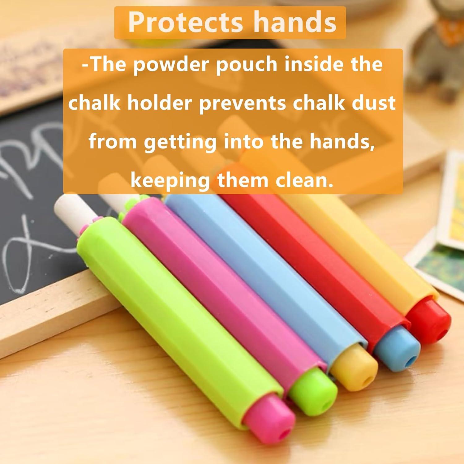 Soporte para Tiza Ajustable JLEivvi + 10 Tizas Coloridas