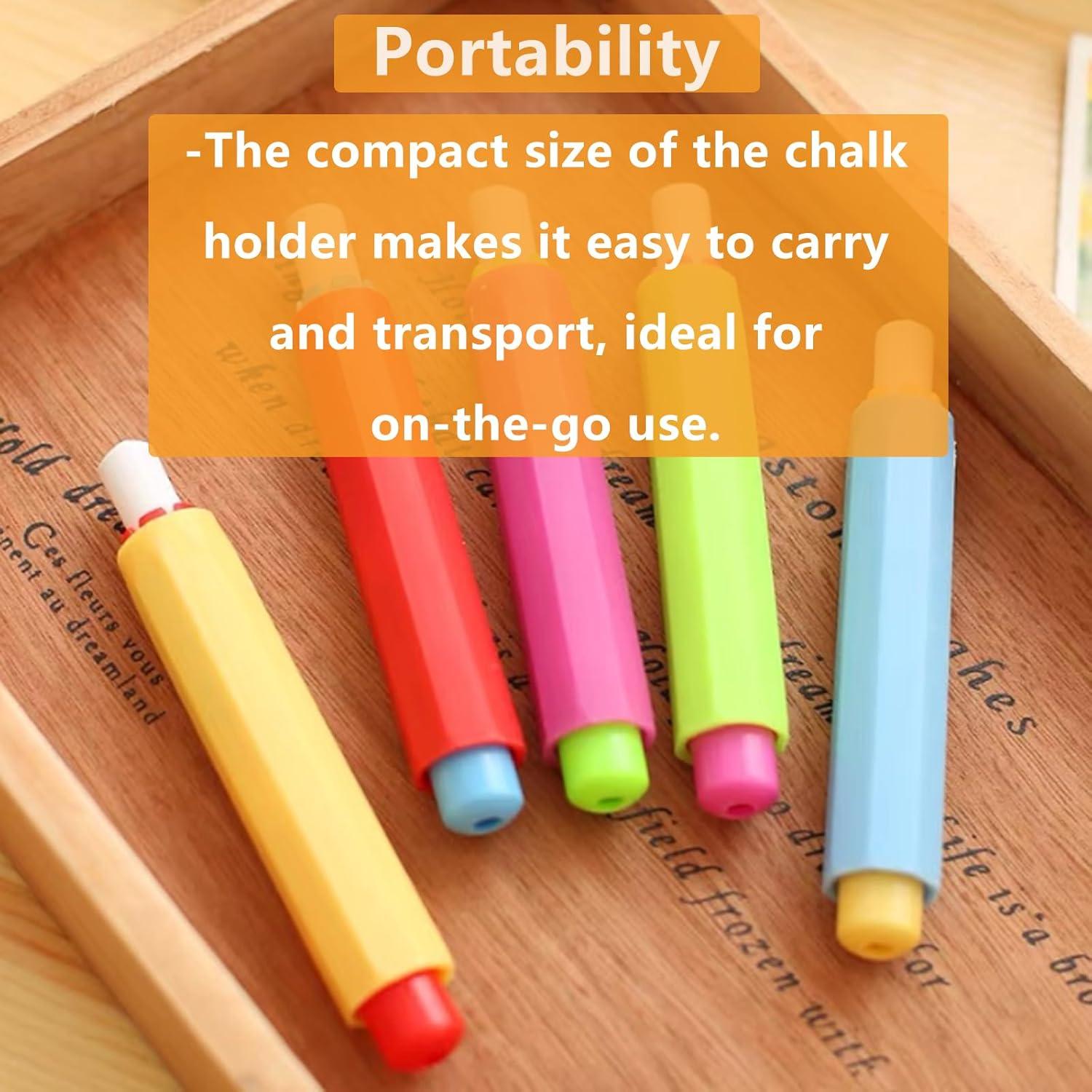 Soporte para Tiza Ajustable JLEivvi + 10 Tizas Coloridas