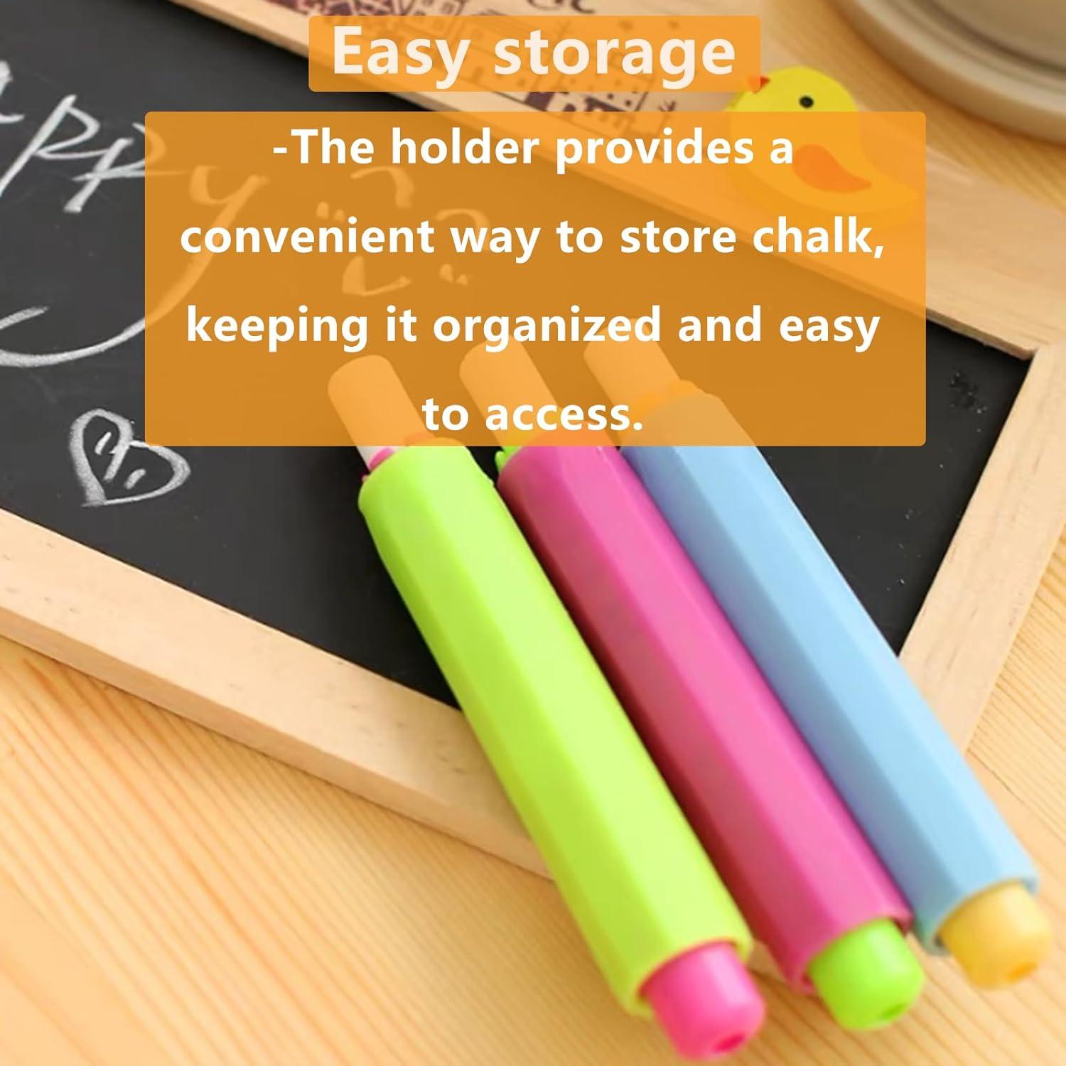 Soporte para Tiza Ajustable JLEivvi + 10 Tizas Coloridas