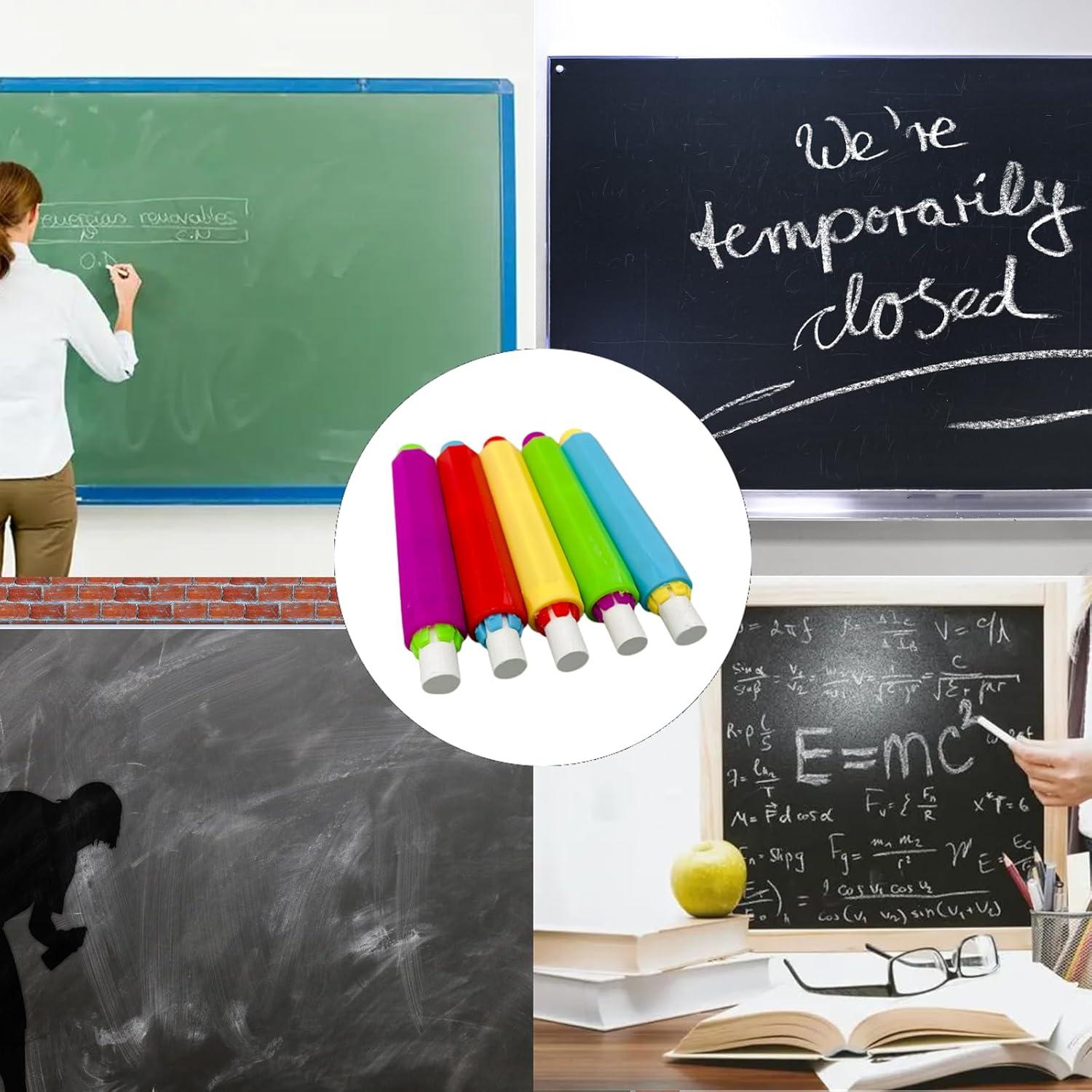 Soporte para Tiza Ajustable JLEivvi + 10 Tizas Coloridas