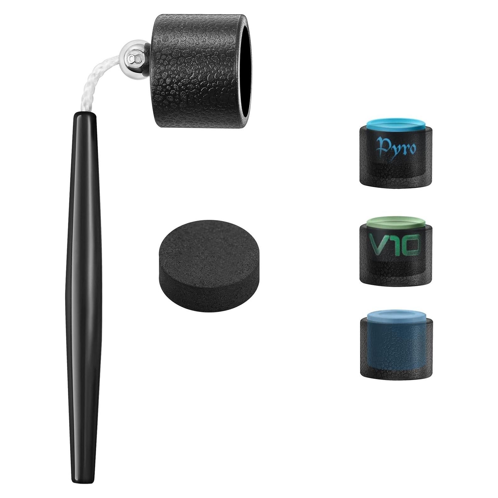 Soporte de Tiza de Pool Zunzingy para Tiza Redonda TAOM V10