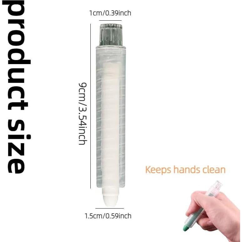 Clip de Tiza de Plástico Laoha - 10 Sujetadores Transparentes