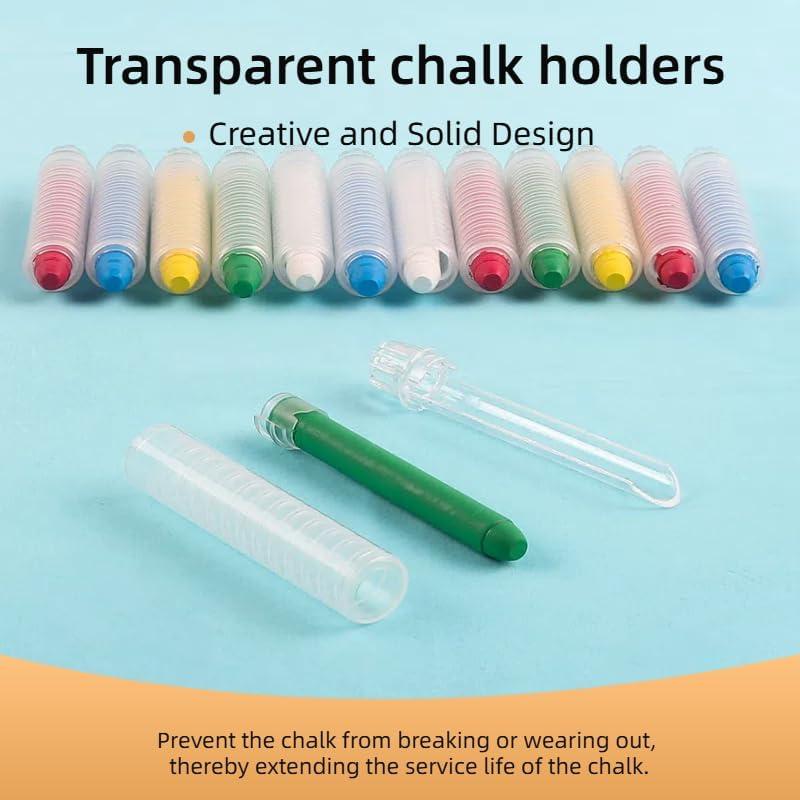 Clip de Tiza de Plástico Laoha - 10 Sujetadores Transparentes