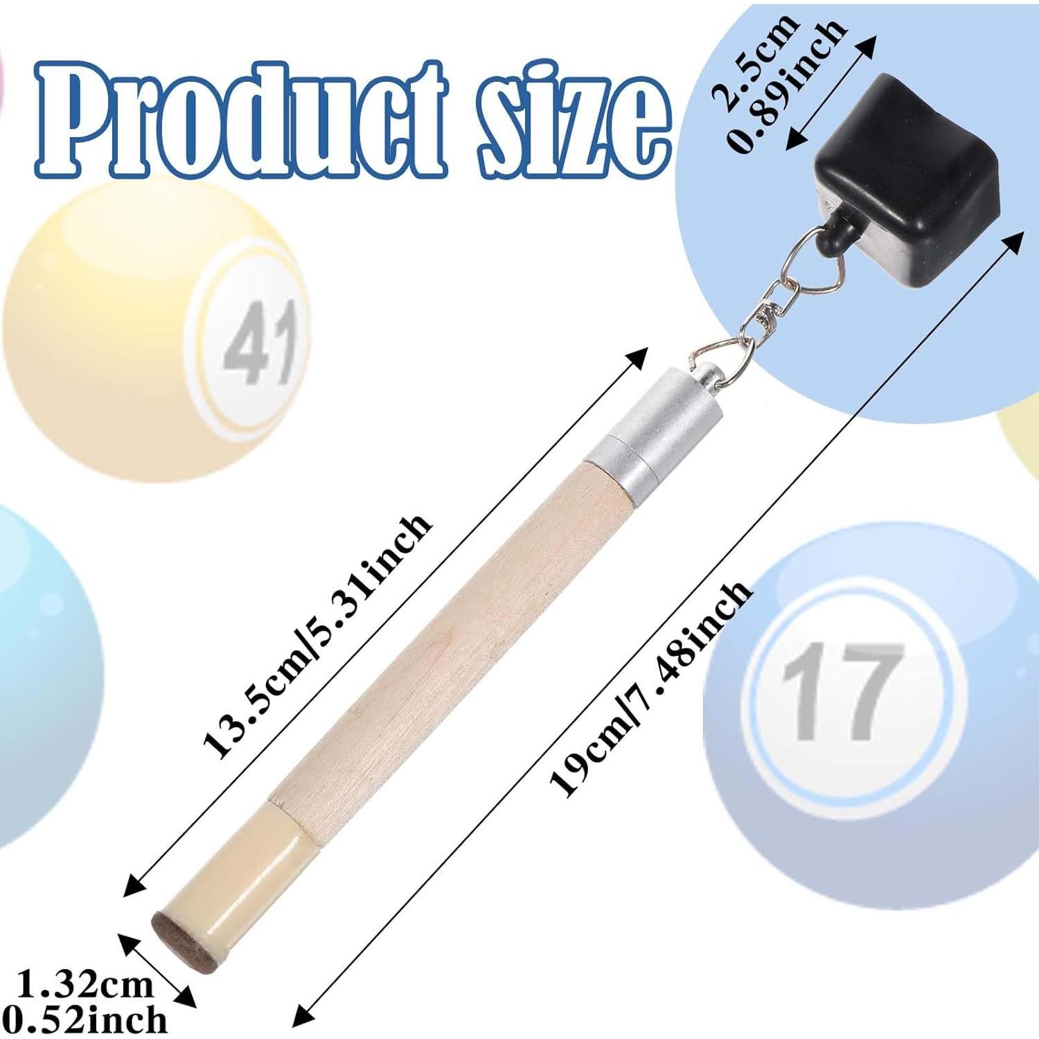 Soporte de Tiza 2 en 1 Hariendny para Billar - Portátil y Compacto