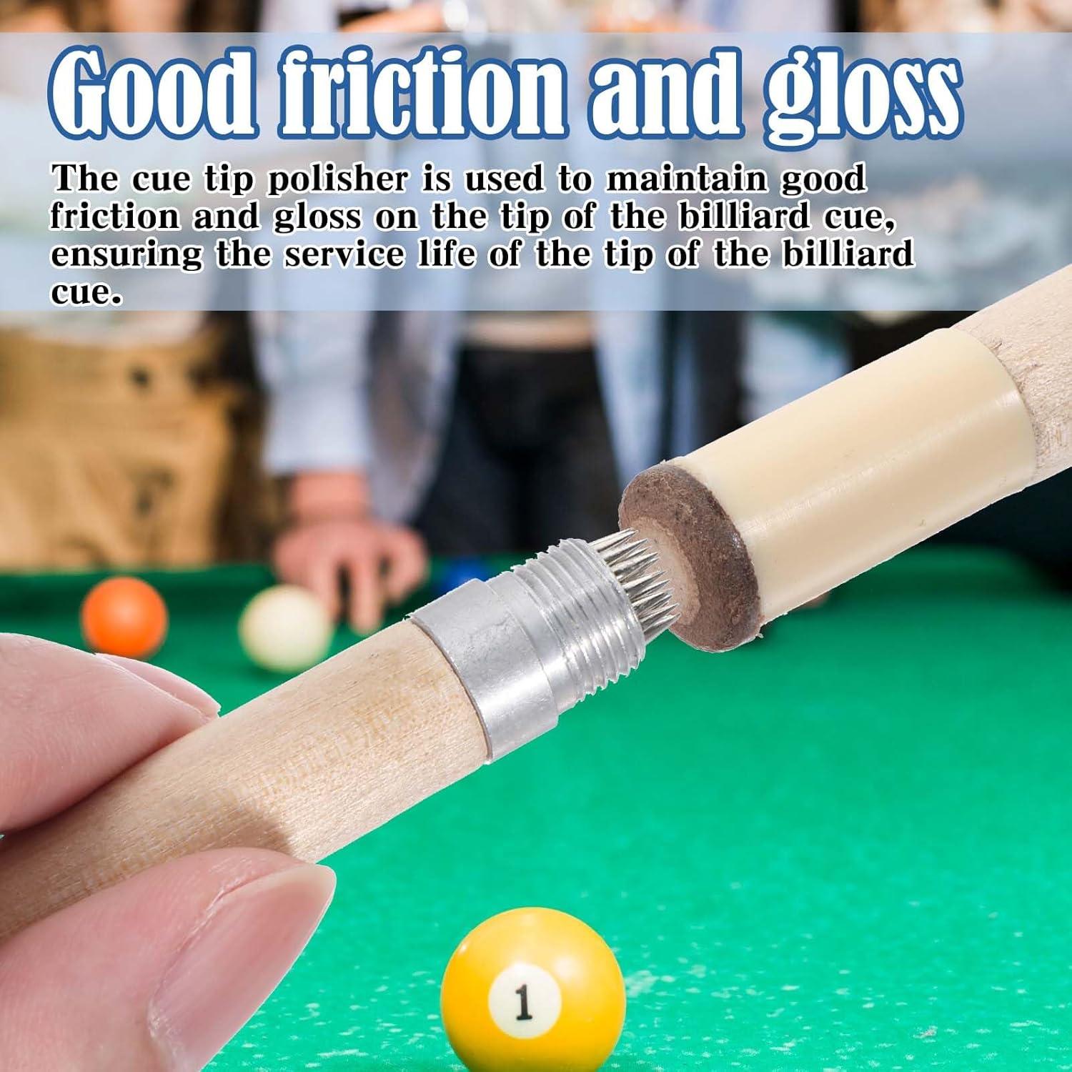 Soporte de Tiza 2 en 1 Hariendny para Billar - Portátil y Compacto