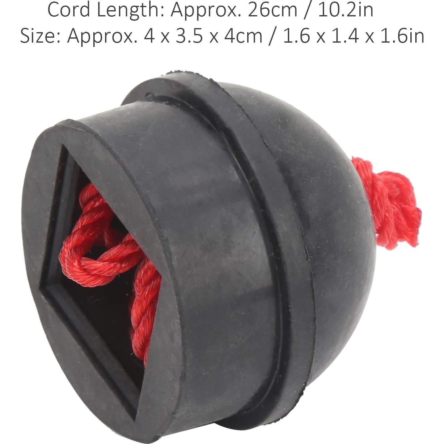 4 Soportes de Tiza de Billar Banapoy con Cordón Negro