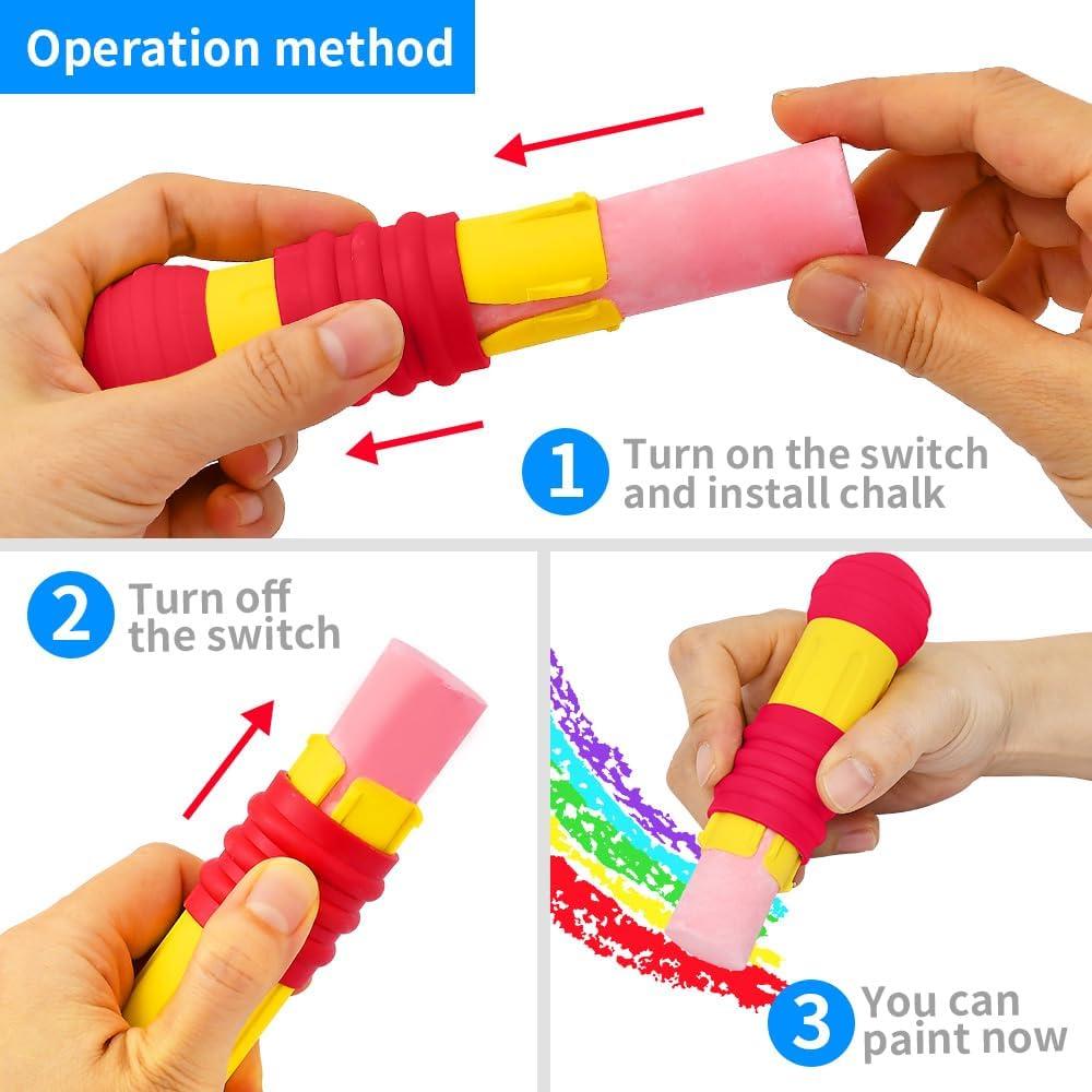 Soporte de Tiza de Acera Paichley 5 Piezas Ajustables