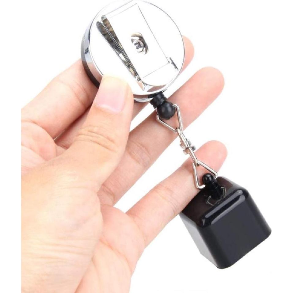 Soporte Retráctil para Tiza de Billar GOSONO 0.5m Clip Cinturón