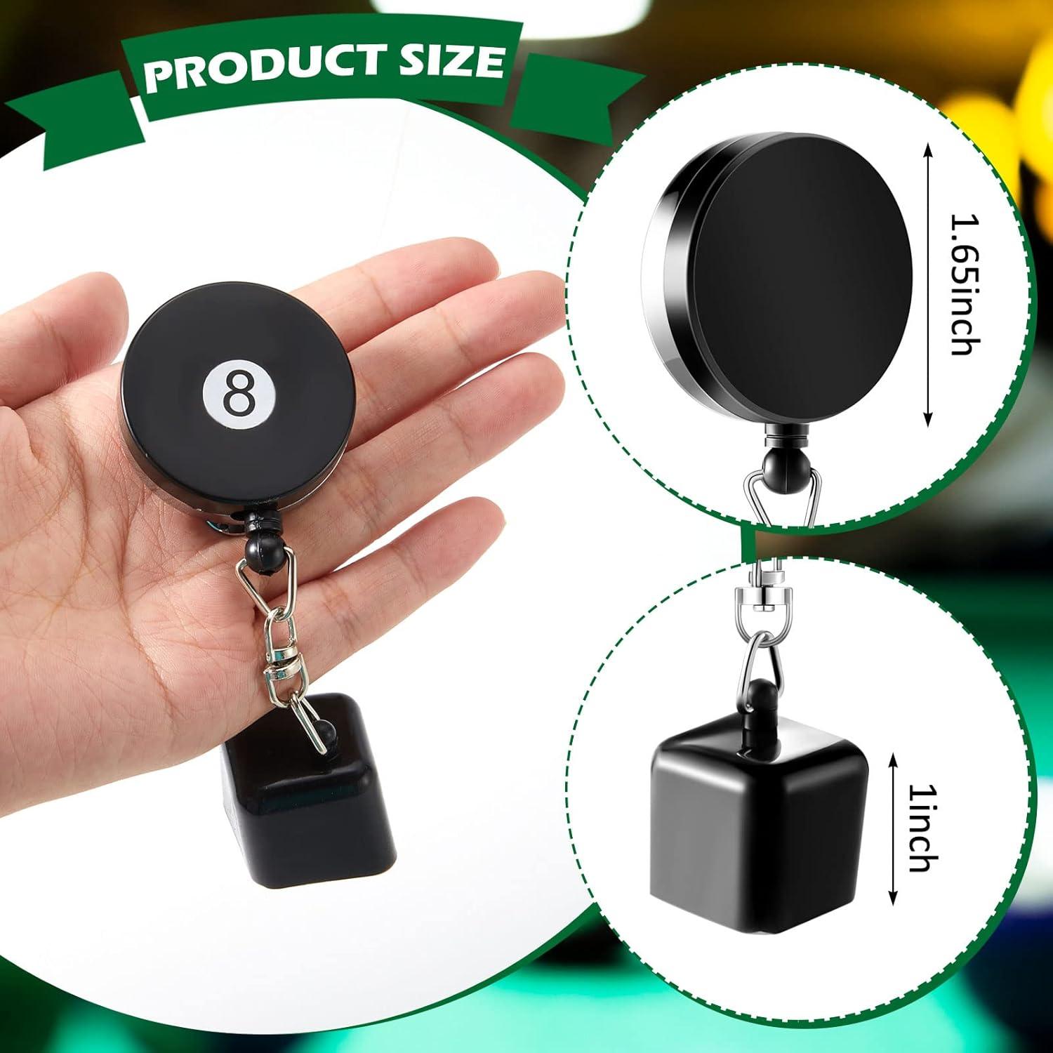 Soporte de Tiza para Billar Lewtemi, 2 Piezas Retráctil