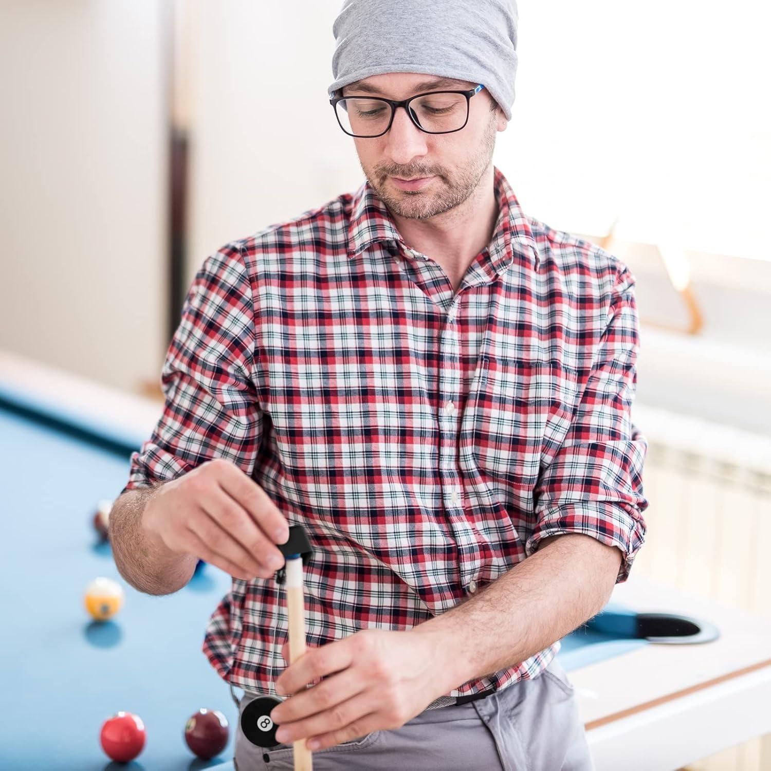 Soporte de Tiza para Billar Lewtemi, 2 Piezas Retráctil