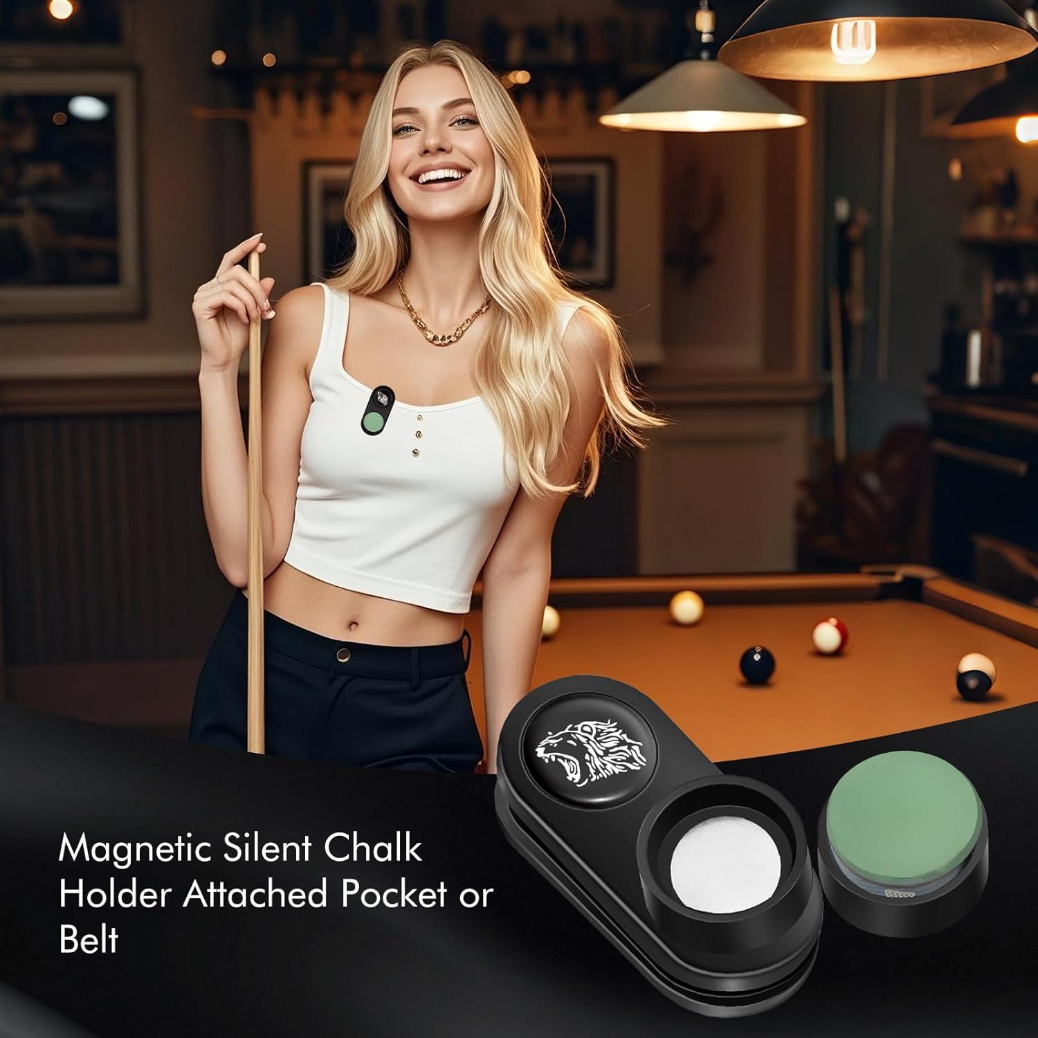 Soporte de Tiza Magnético Feuvois con Clip Fijo y 2 Cajas