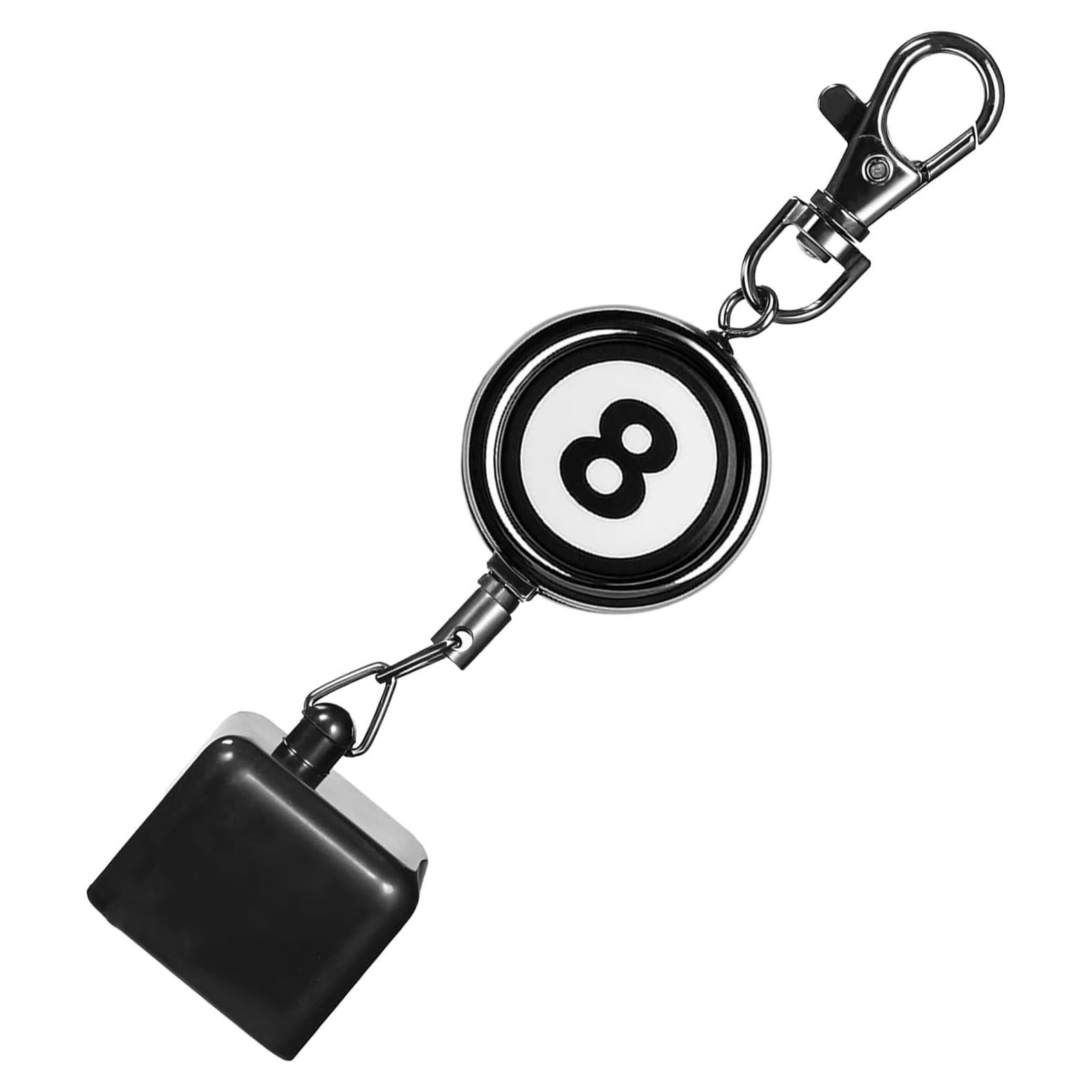 Soporte de Tiza de Billar Retráctil SynHHergyx 12-56cm Negro