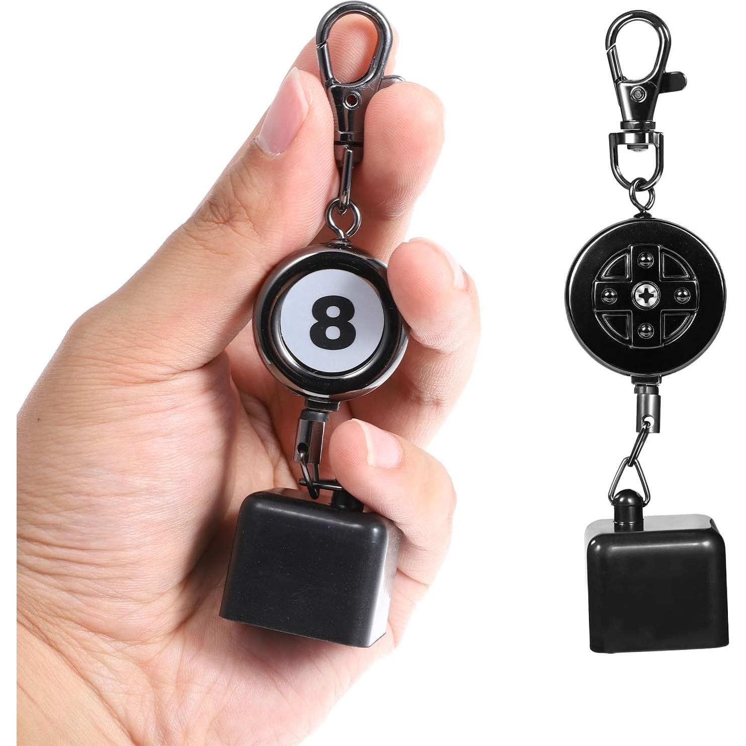 Soporte de Tiza de Billar Retráctil SynHHergyx 12-56cm Negro