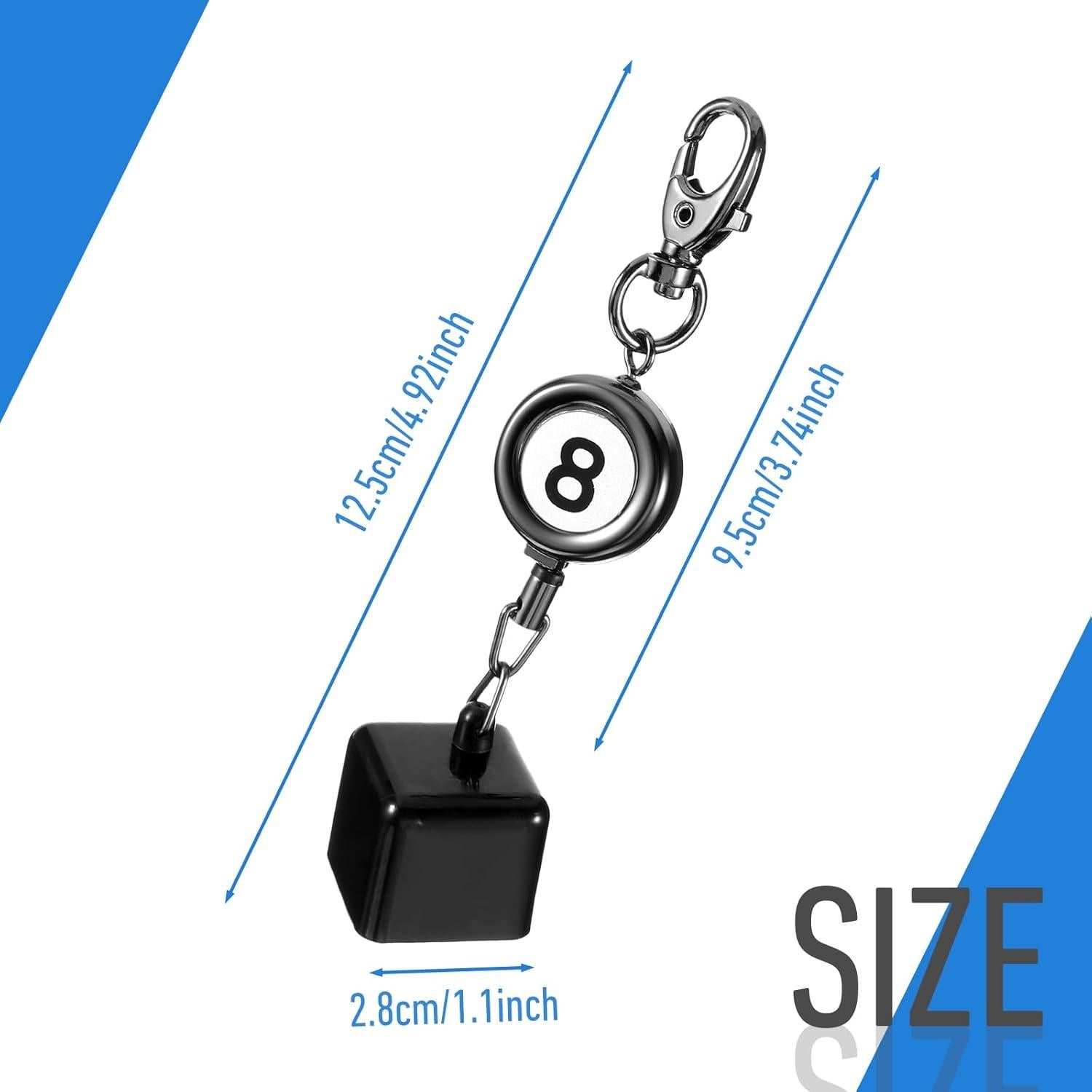 Soporte de Tiza para Billar Piriuuo Retráctil 50 cm