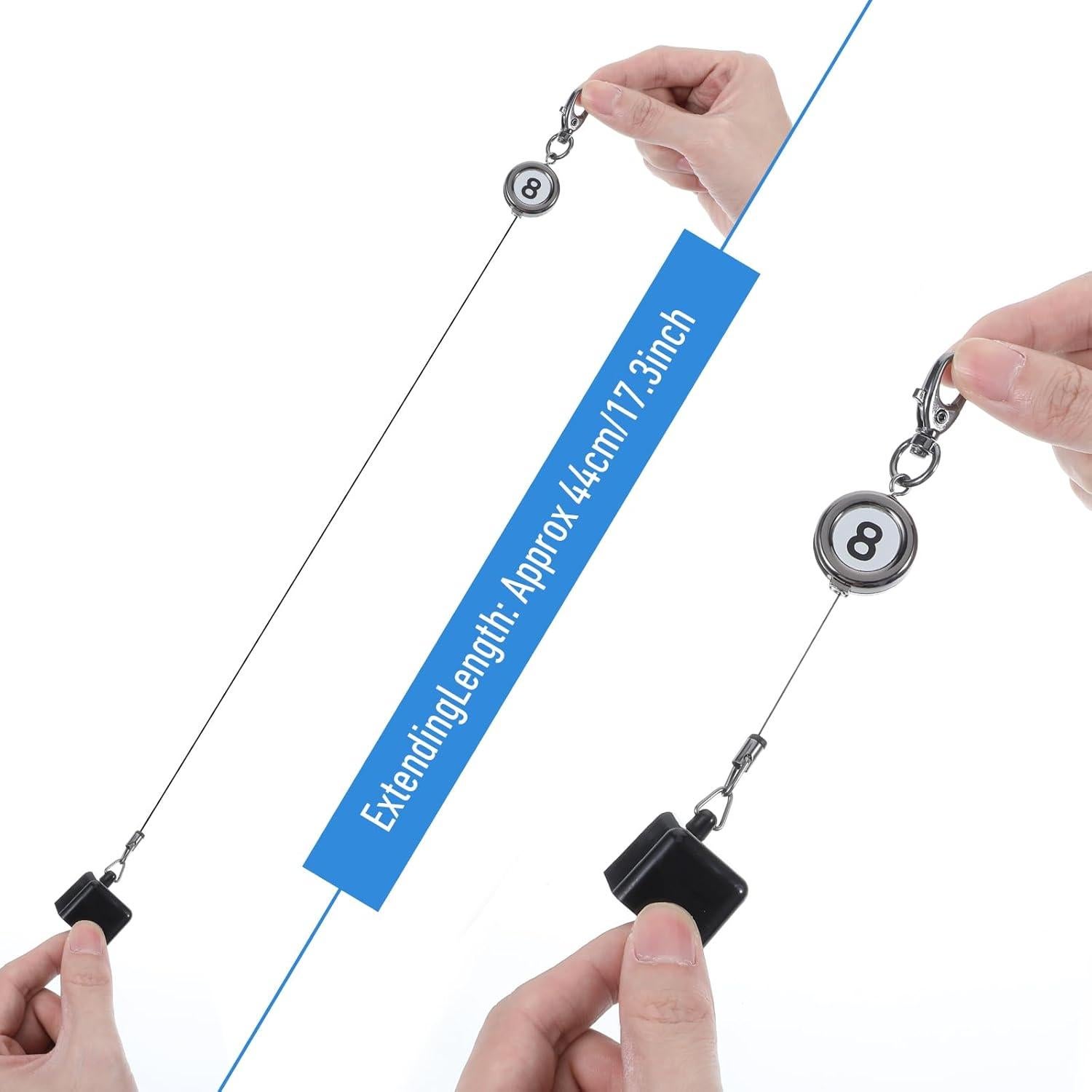 Soporte de Tiza para Billar Piriuuo Retráctil 50 cm