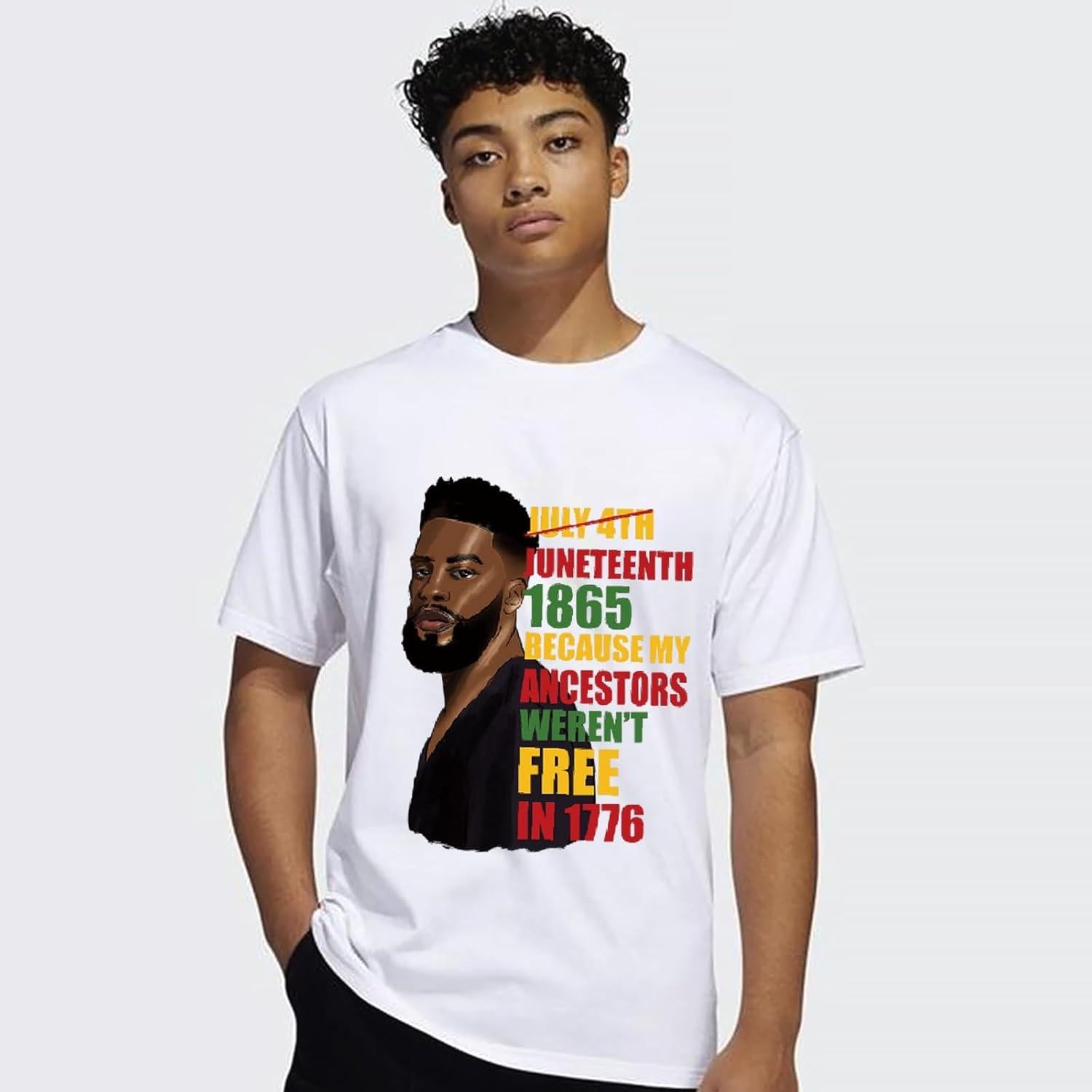 Parches de Transferencia de Calor YUEJIMEIGUI Juneteenth 4 Pcs