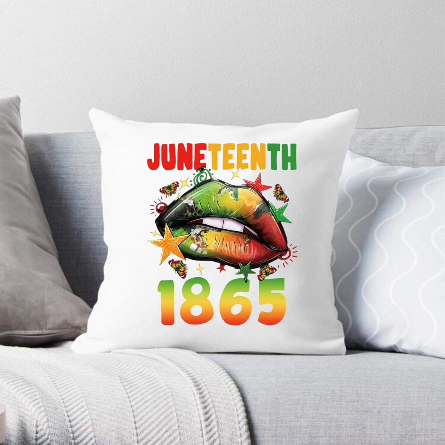 Parches de Transferencia de Calor YUEJIMEIGUI Juneteenth 4 Pcs