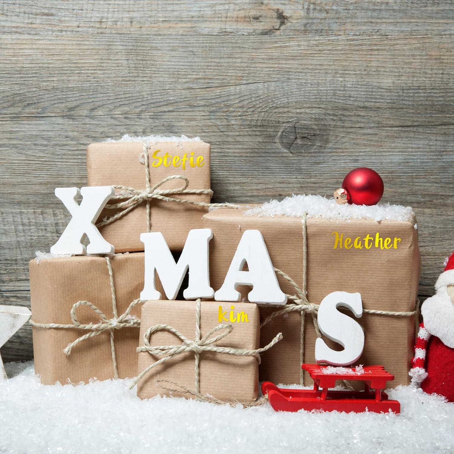 Calcomanías de Vinilo Autoadhesivas Outus 576 Piezas Oro 2.54 cm