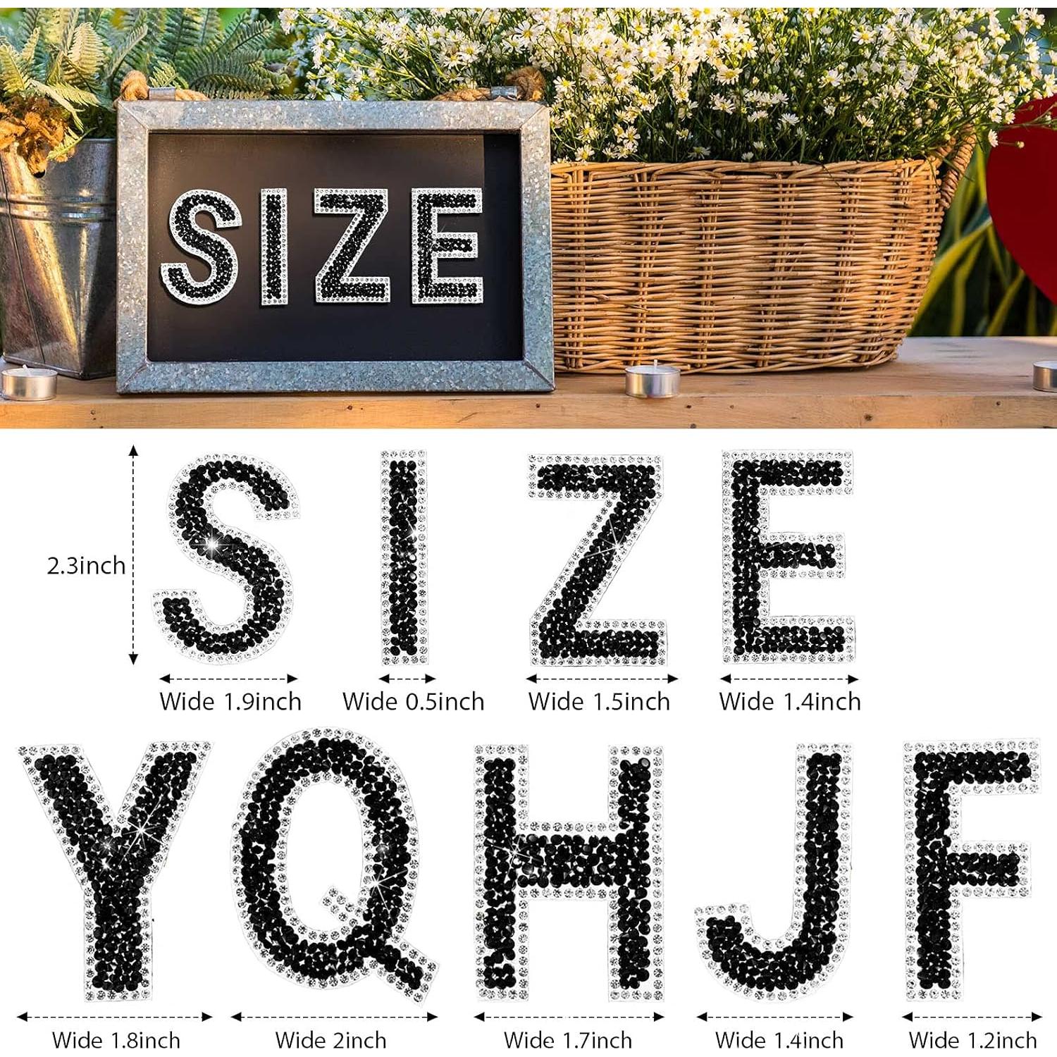 Calcomanías Autoadhesivas de Letras y Números WILLBOND 37 Piezas