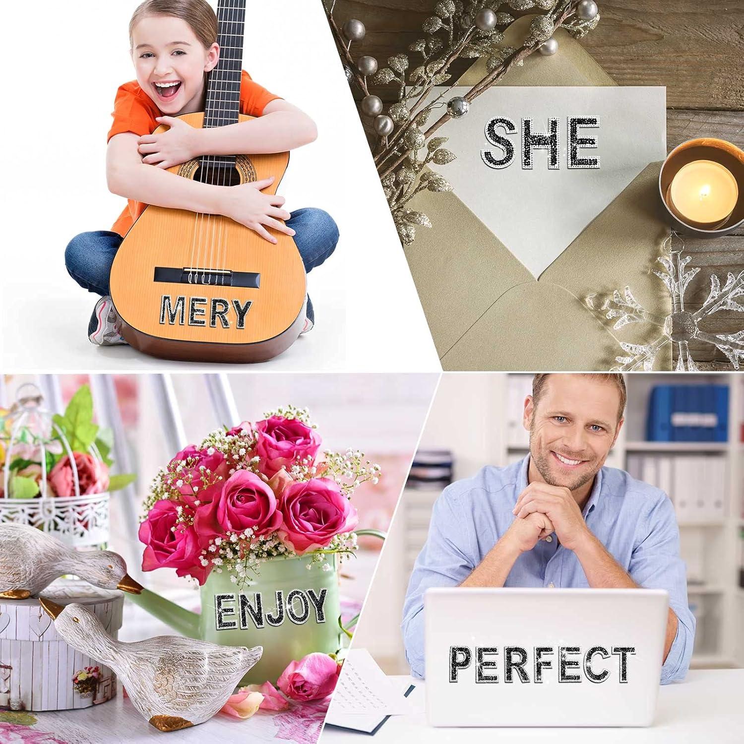 Calcomanías Autoadhesivas de Letras y Números WILLBOND 37 Piezas