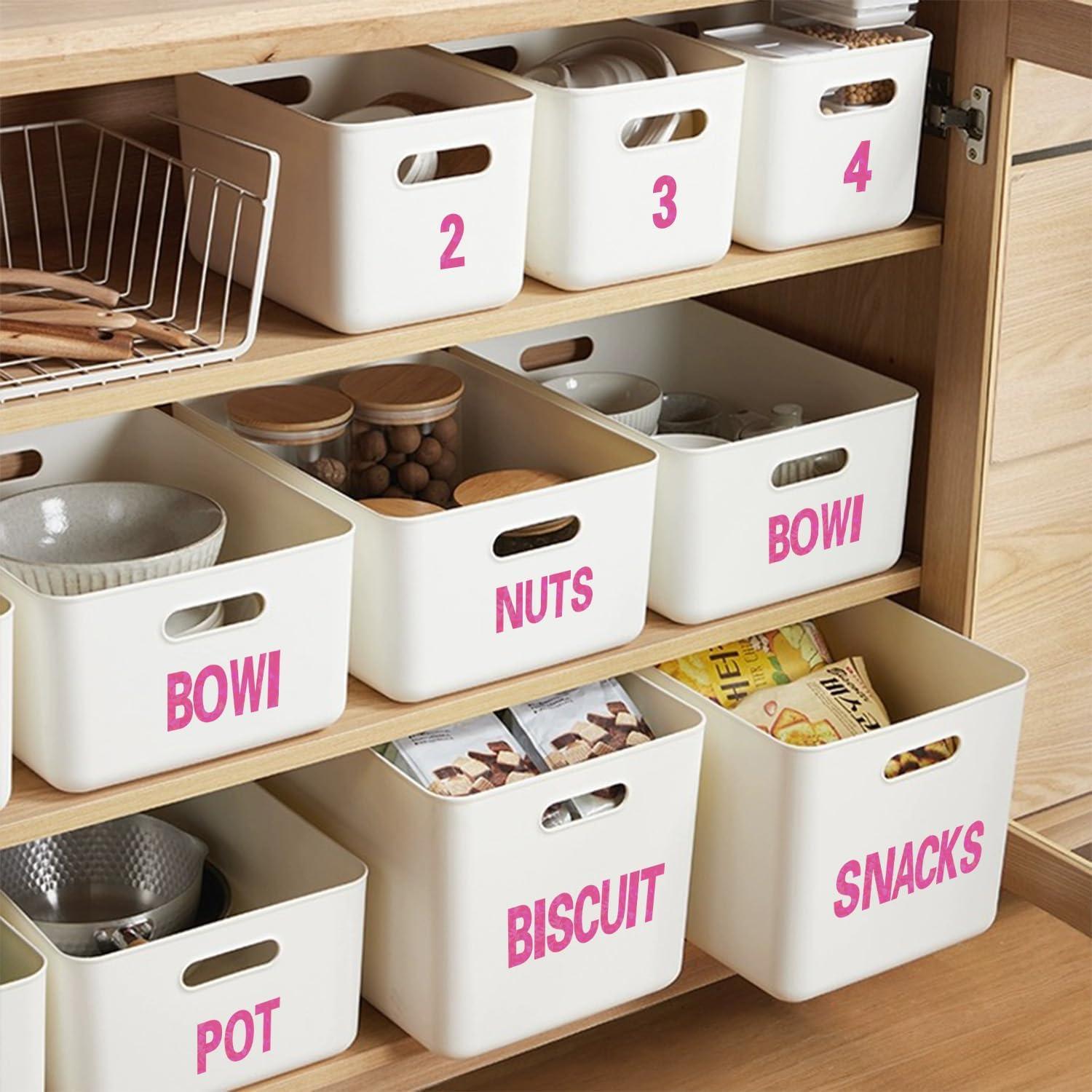 Calcomanías de Letras Starboling 5 cm Rojo Rosa 8 Hojas