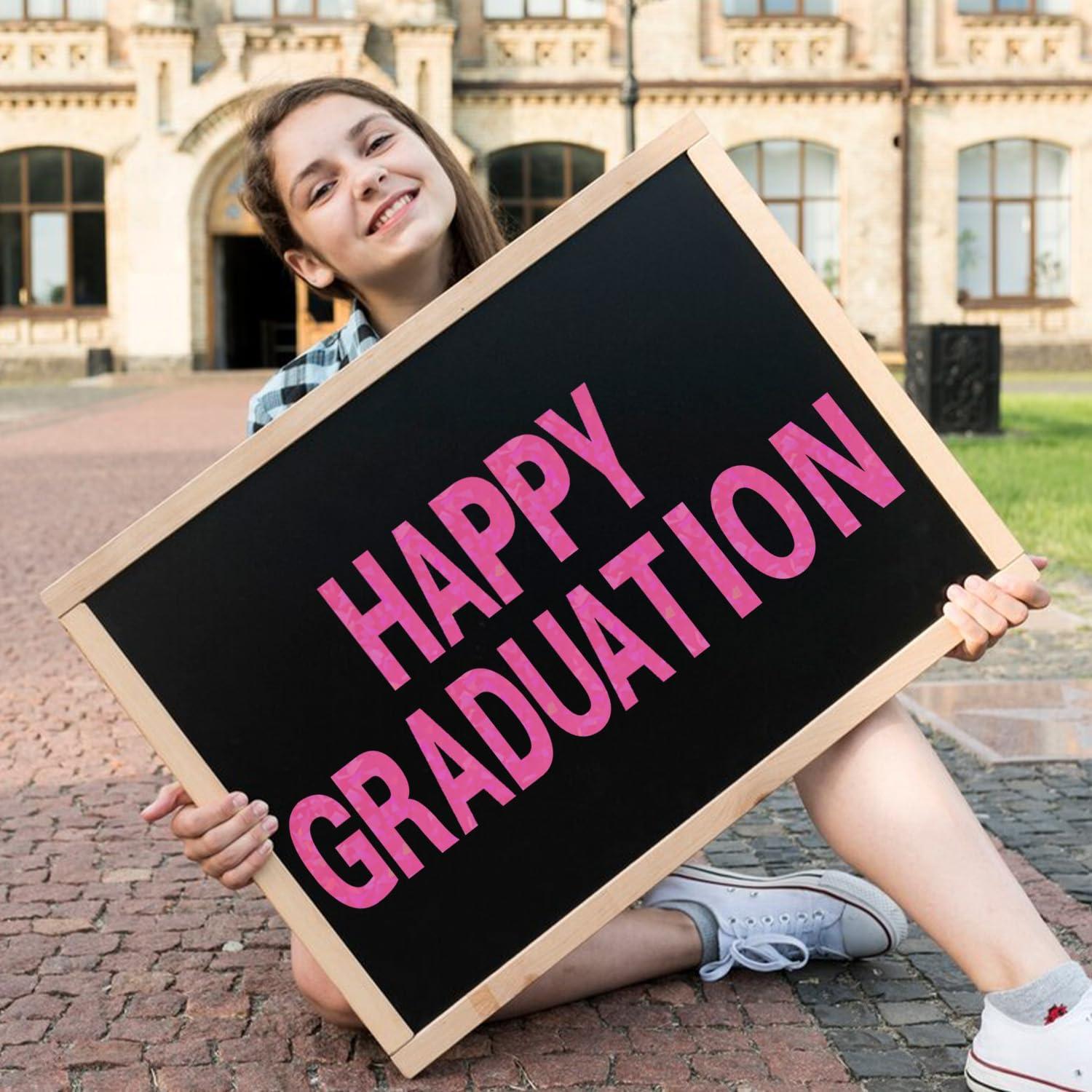 Calcomanías de Letras Starboling 5 cm Rojo Rosa 8 Hojas