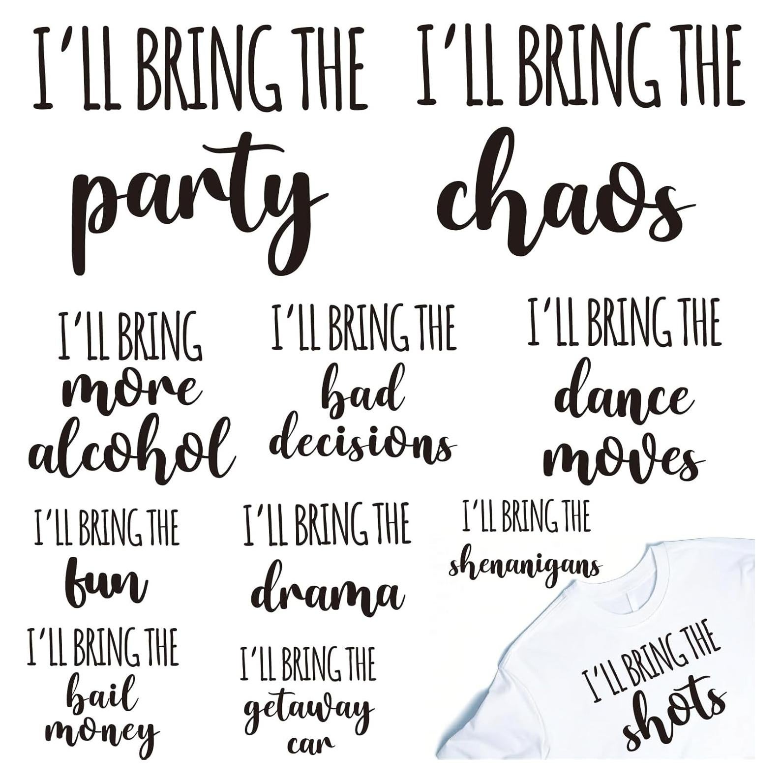 Set 14 Calcomanías Termoadhesivas Glenmal para Bodas