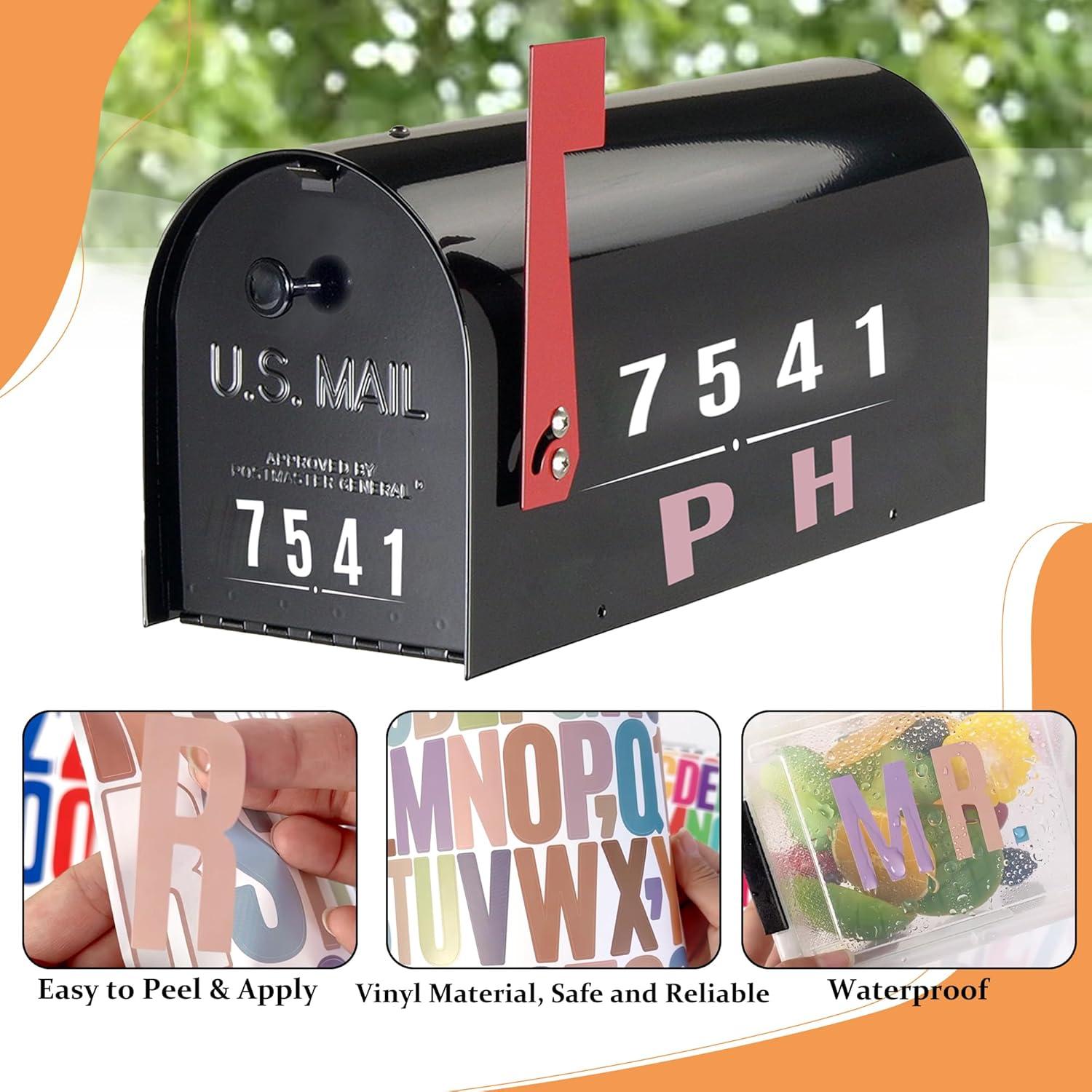 Calcomanías de Letras Metsyth 30 Hojas 1500 Piezas Multicolor