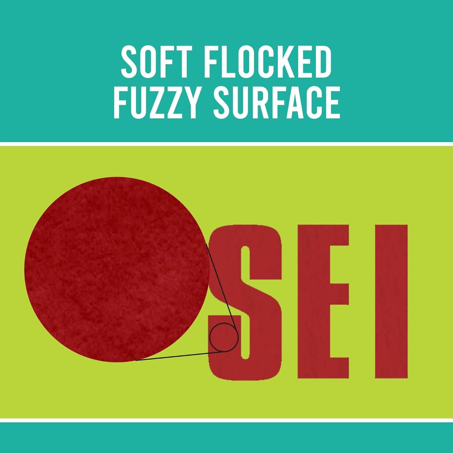 Letras Termoadhesivas S.E.I 3.81 cm Flock Deportivo Rojo - 2 Hojas