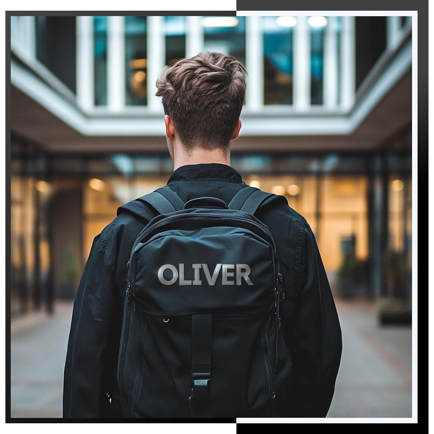 Parches Bordados de Letras GUYI 104 Piezas 3.81 cm Blanco