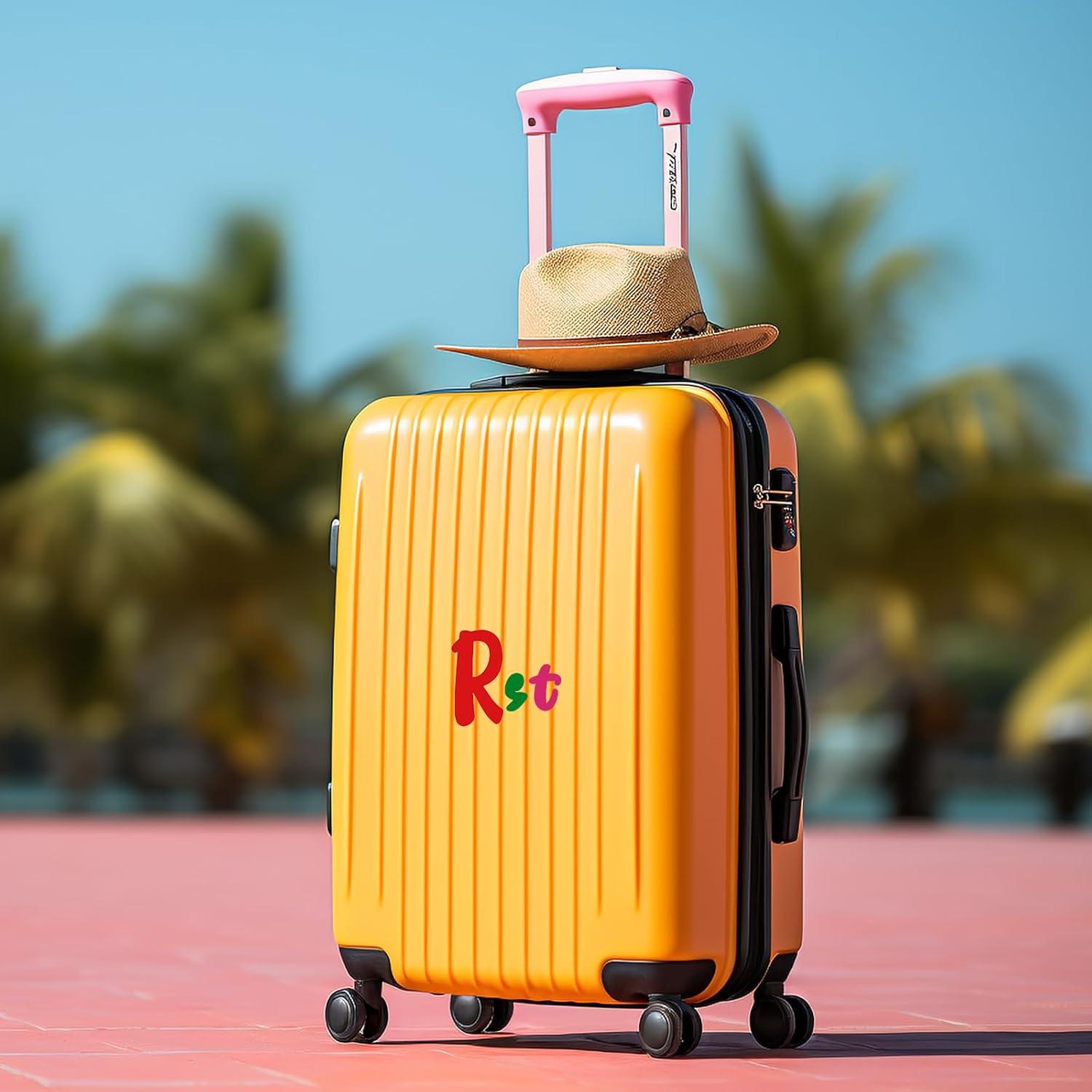 Calcomanías de Letras Autoadhesivas Ishua - 12 Hojas Multicolor