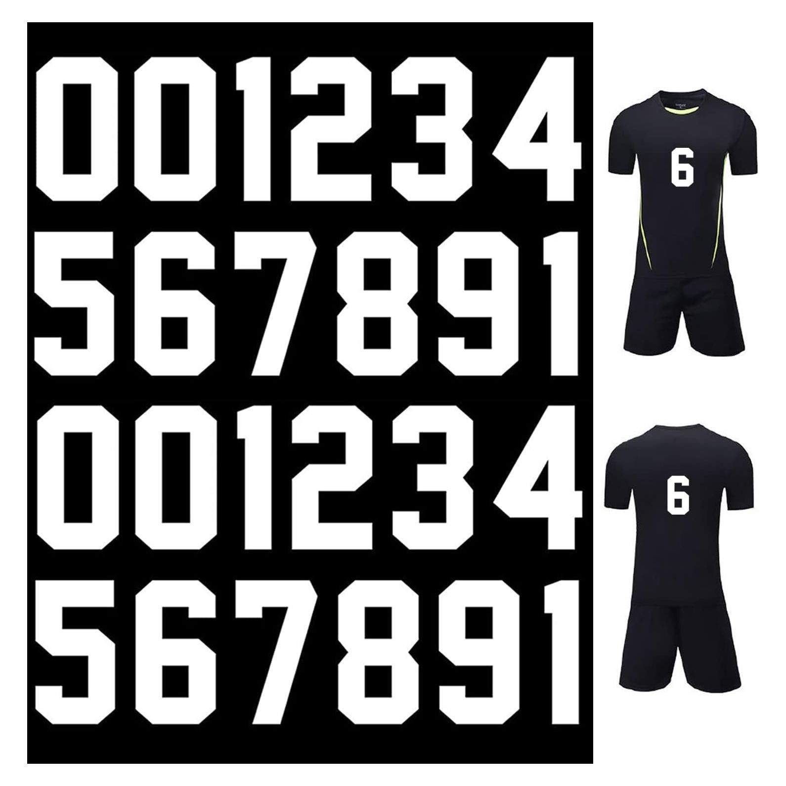 22 Piezas Transferencias de Calor CPEI 20 cm Números Camisetas