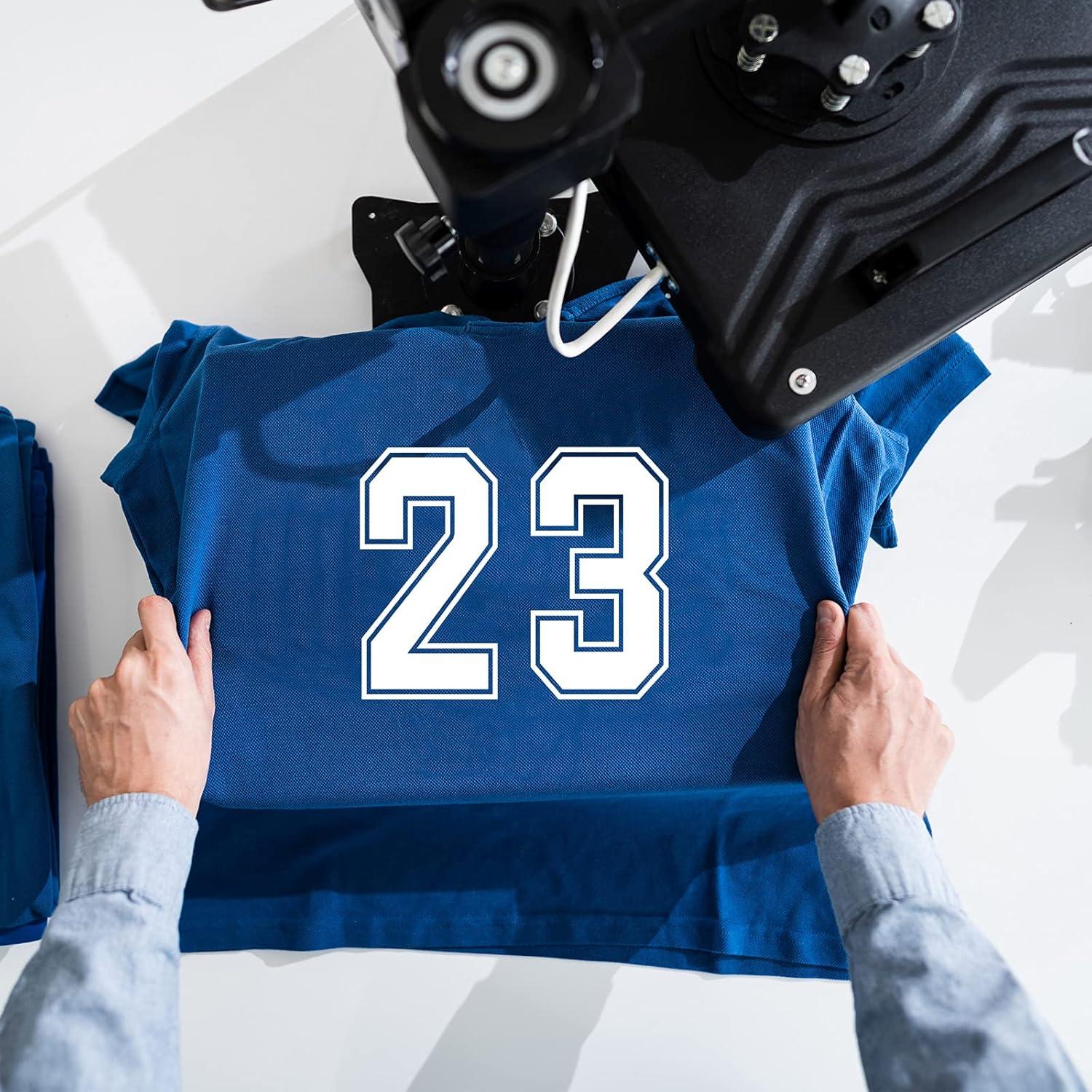 Números de Transferencia de Calor WILLBOND 24 Pcs 20 cm