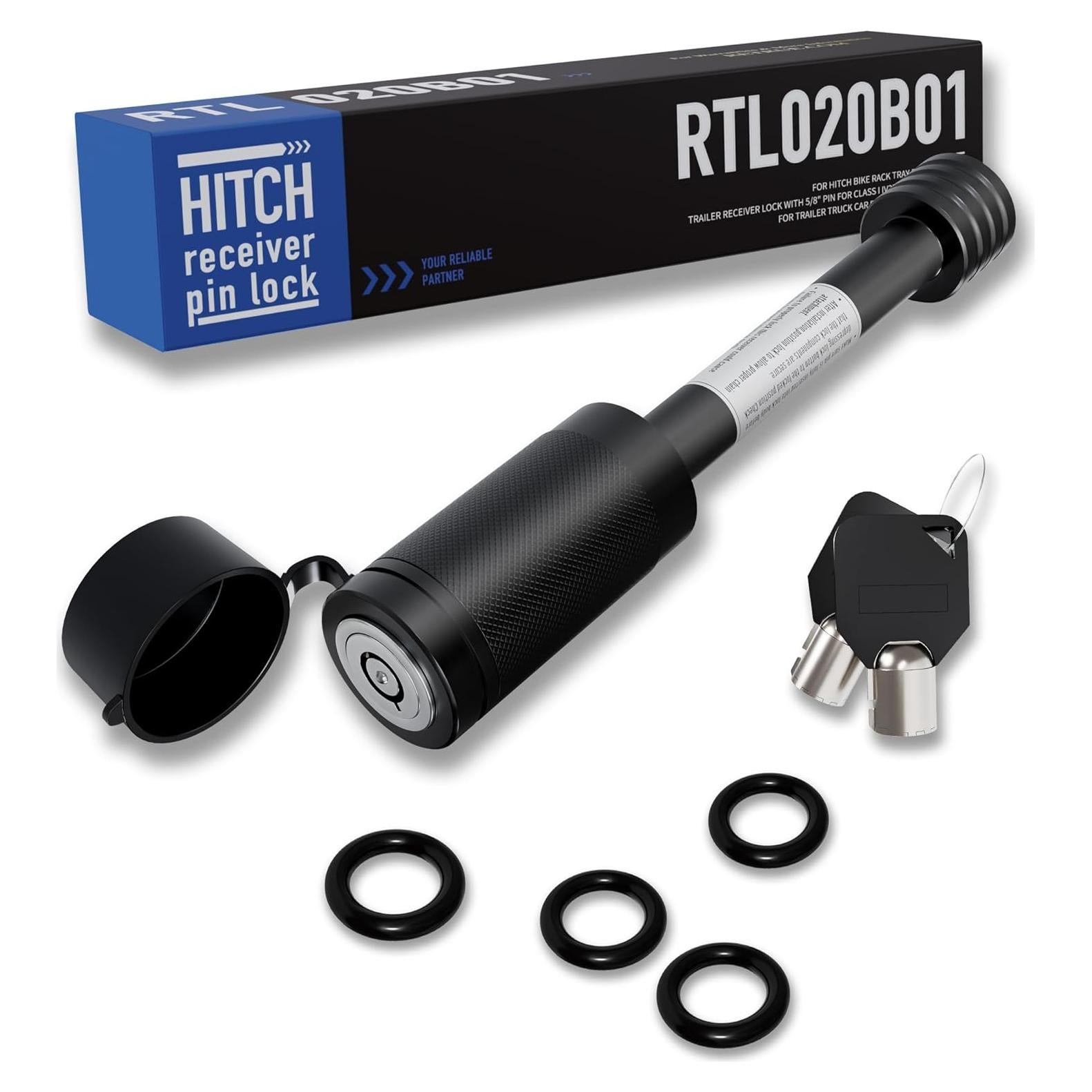 Cerradura de Enganche de Remolque RETRUE 5/8" Ajustable