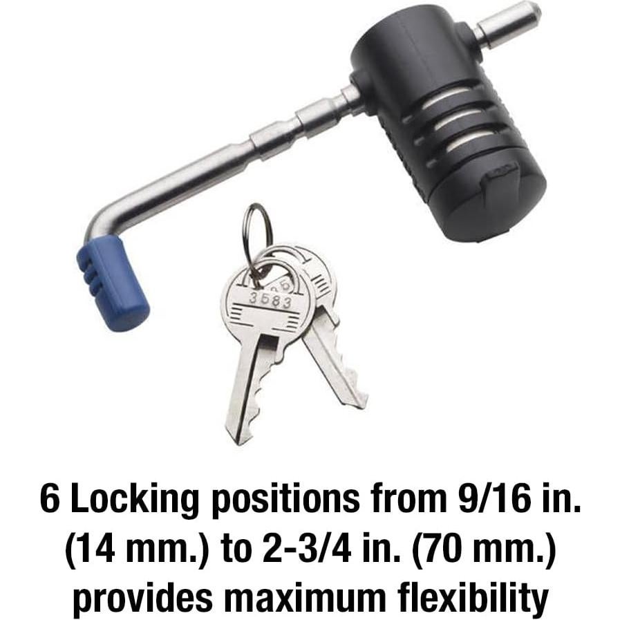 Cerradura de Remolque Master Lock 2847DAT Ajustable Acero Inoxidable