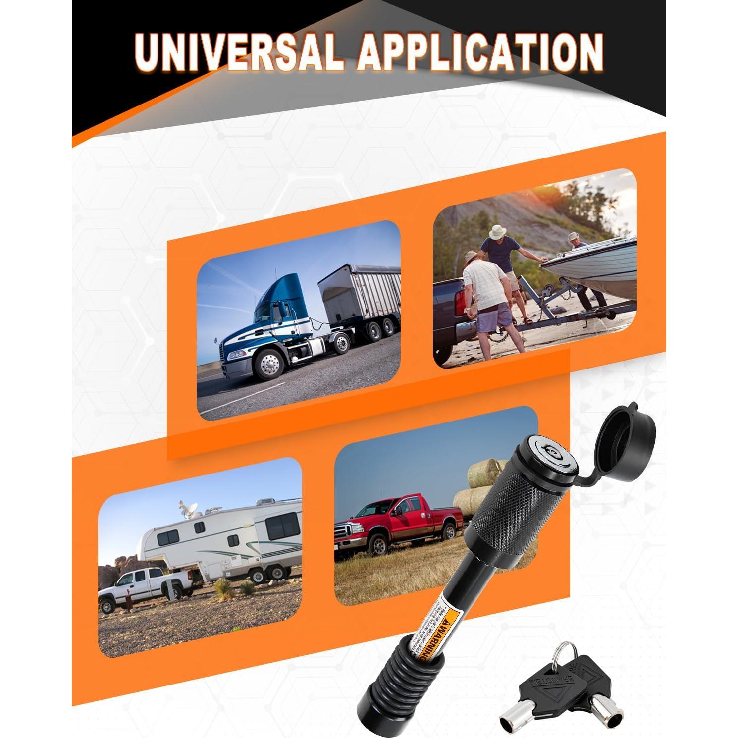 Cerradura de Enganche METOWARE 5/8" para Remolque y Camión