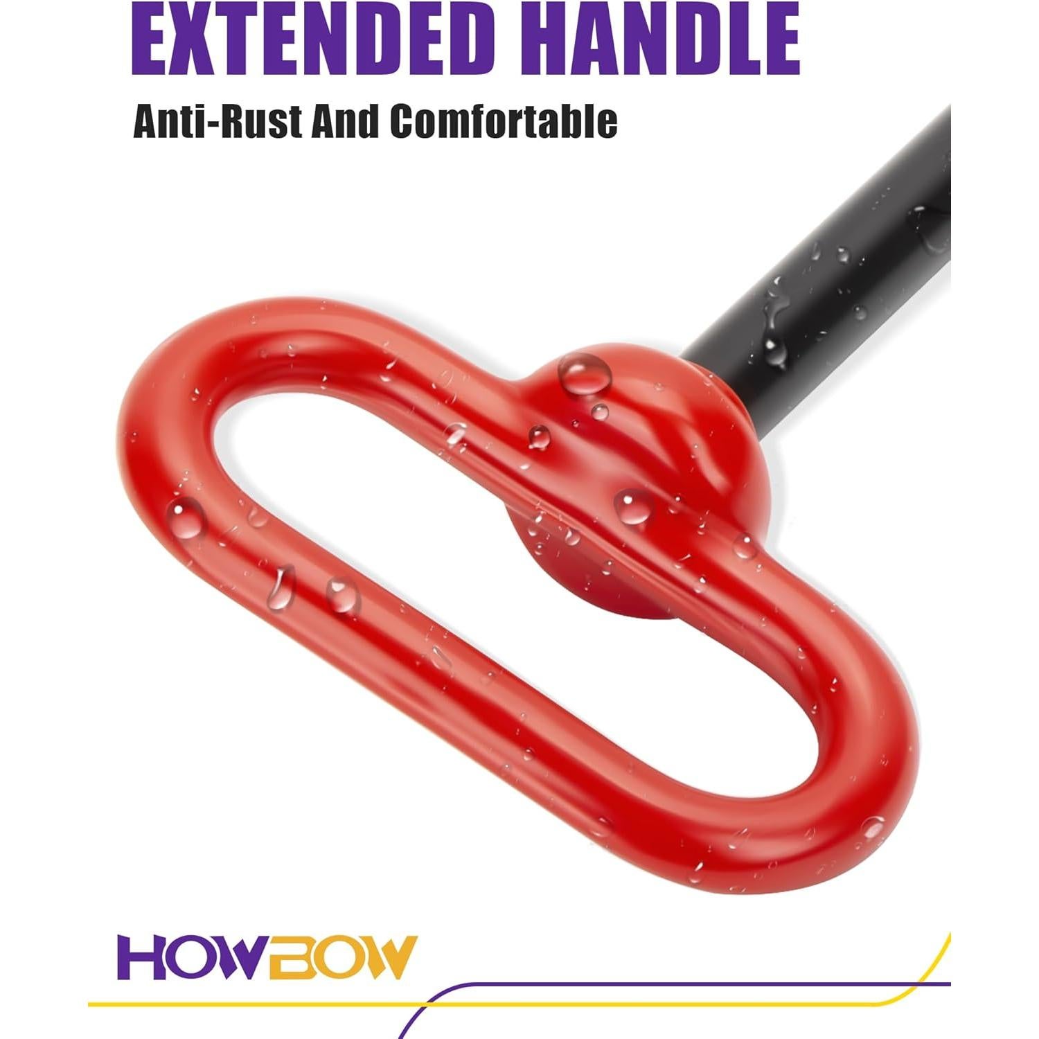 Pin de Enganche HOWBOW 1/2" con Mango Rojo 9.21 cm