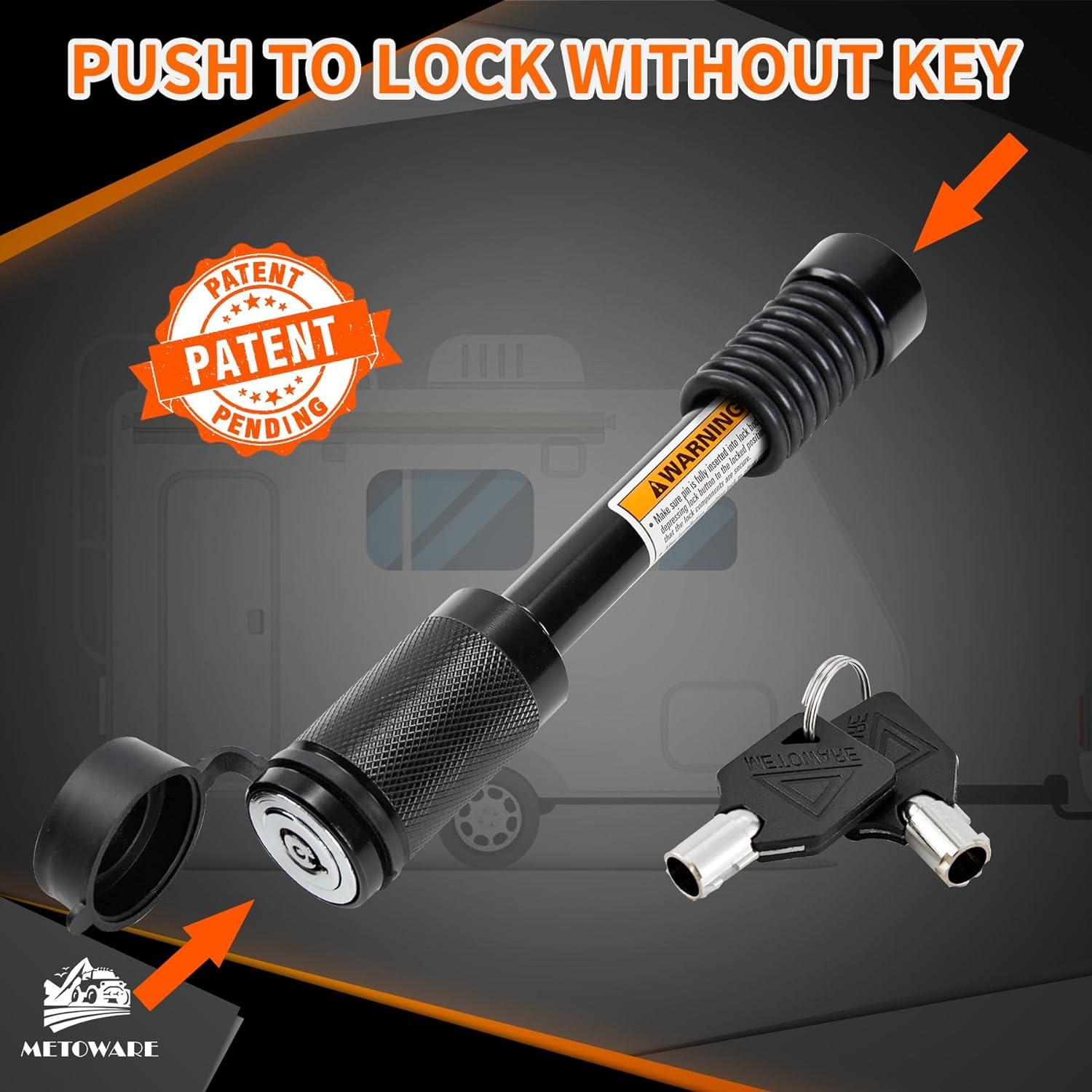 Cerradura de Enganche Metoware 5/8" x 4" Alta Resistencia