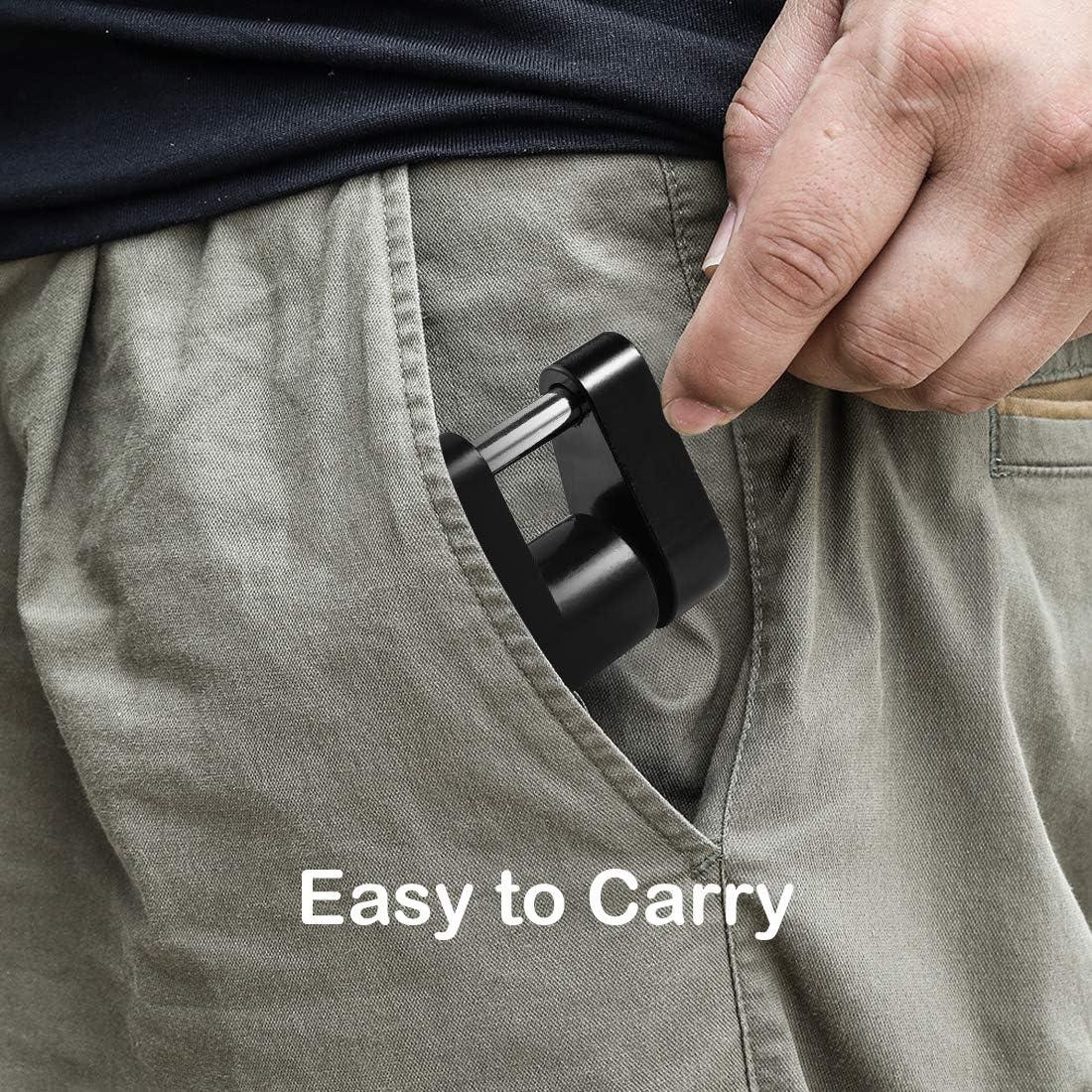 Cerradura de Acoplador de Remolque CZC AUTO Negra 1/4"