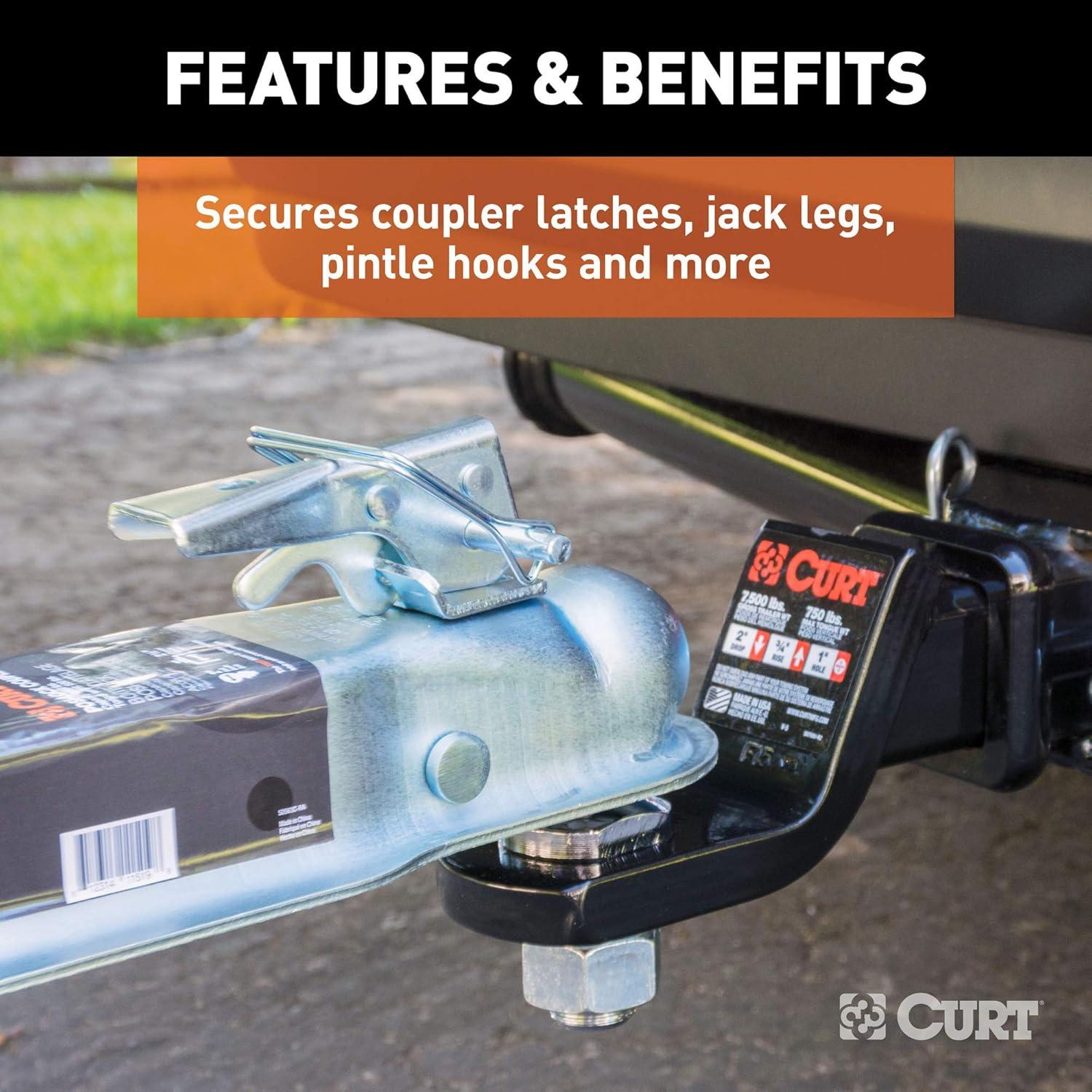 Pasador de Seguridad CURT 25011 8 mm x 7.6 cm Galvanizado