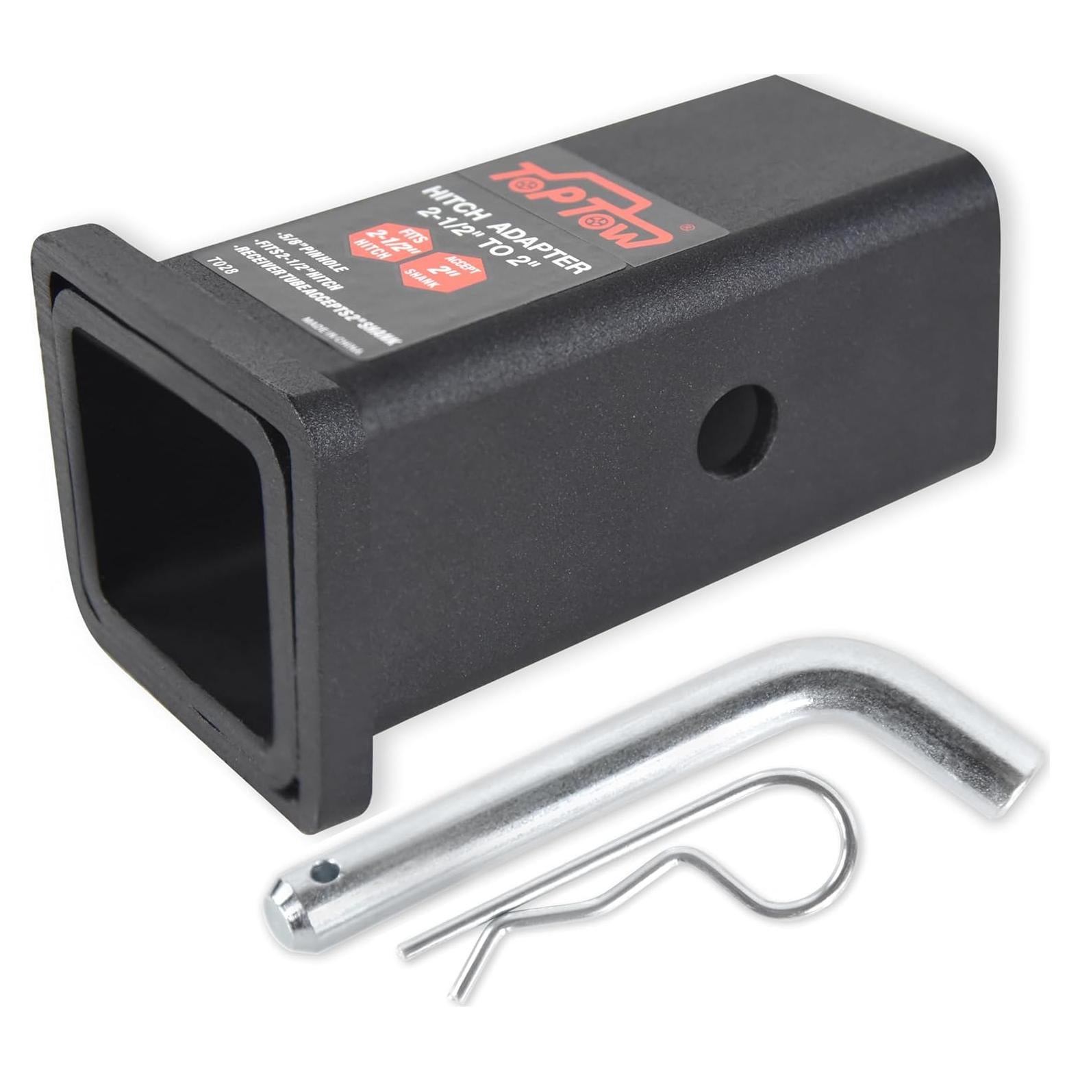 Adaptador de Enganche Toptow 64028HP 2-1/2" a 2" Acero