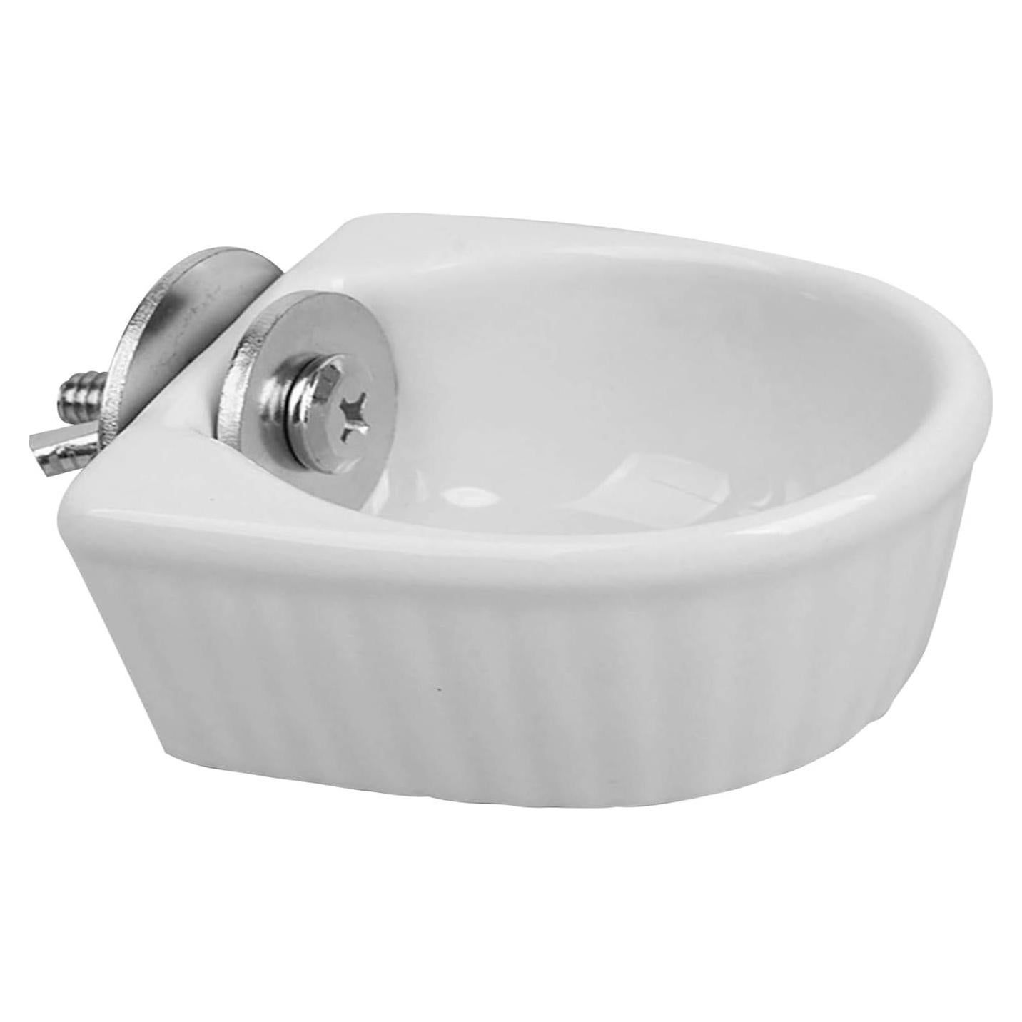 Tazón de Cerámica para Mascotas Pequeñas Gutongyuan M Blanco