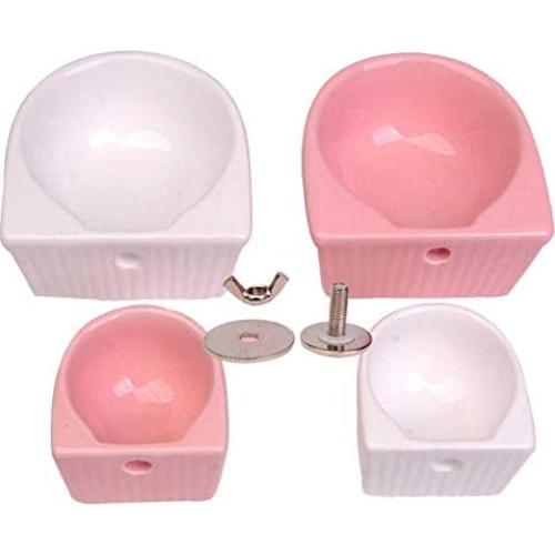 Tazón de Cerámica para Mascotas Pequeñas Gutongyuan M Blanco