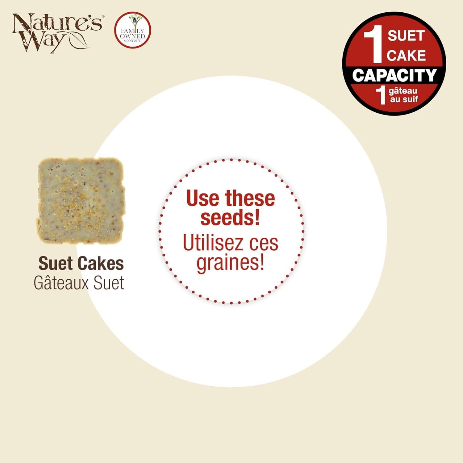 Alimentador de Suet Invertido Nature's Way CWF2 para Aves