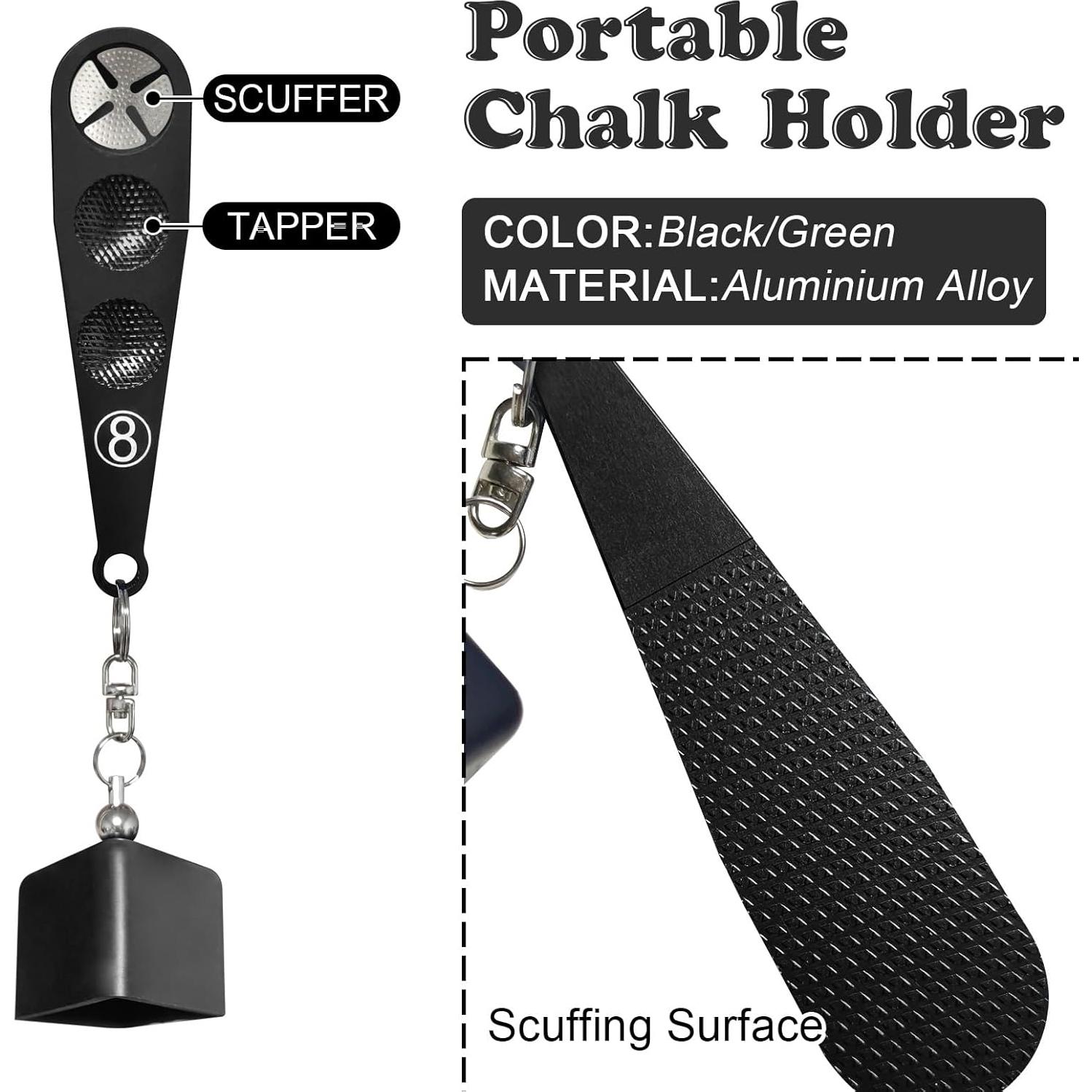 Soporte de Tiza de Taco de Pool MoyanSuper Portátil 16.76cm