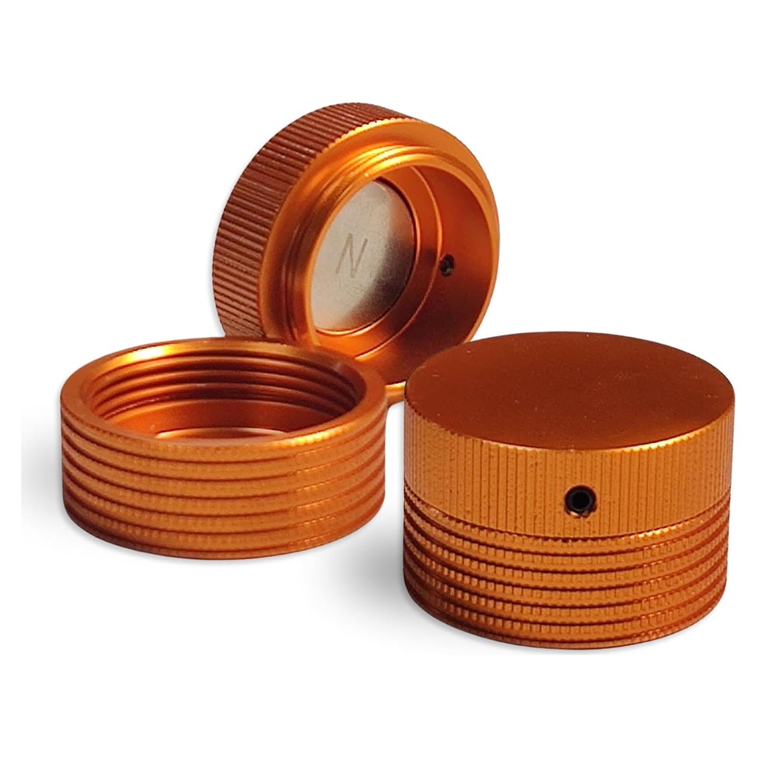 Soporte de Tiza Magnético Cru5h Billiards V10 Naranja