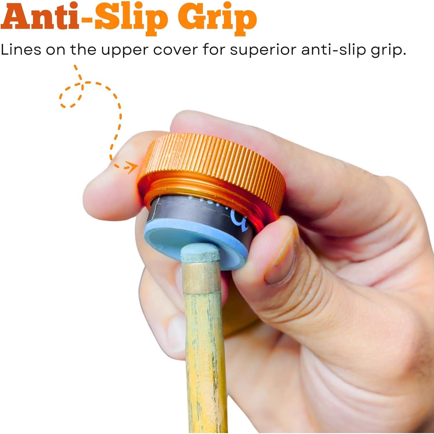 Soporte de Tiza Magnético Cru5h Billiards V10 Naranja