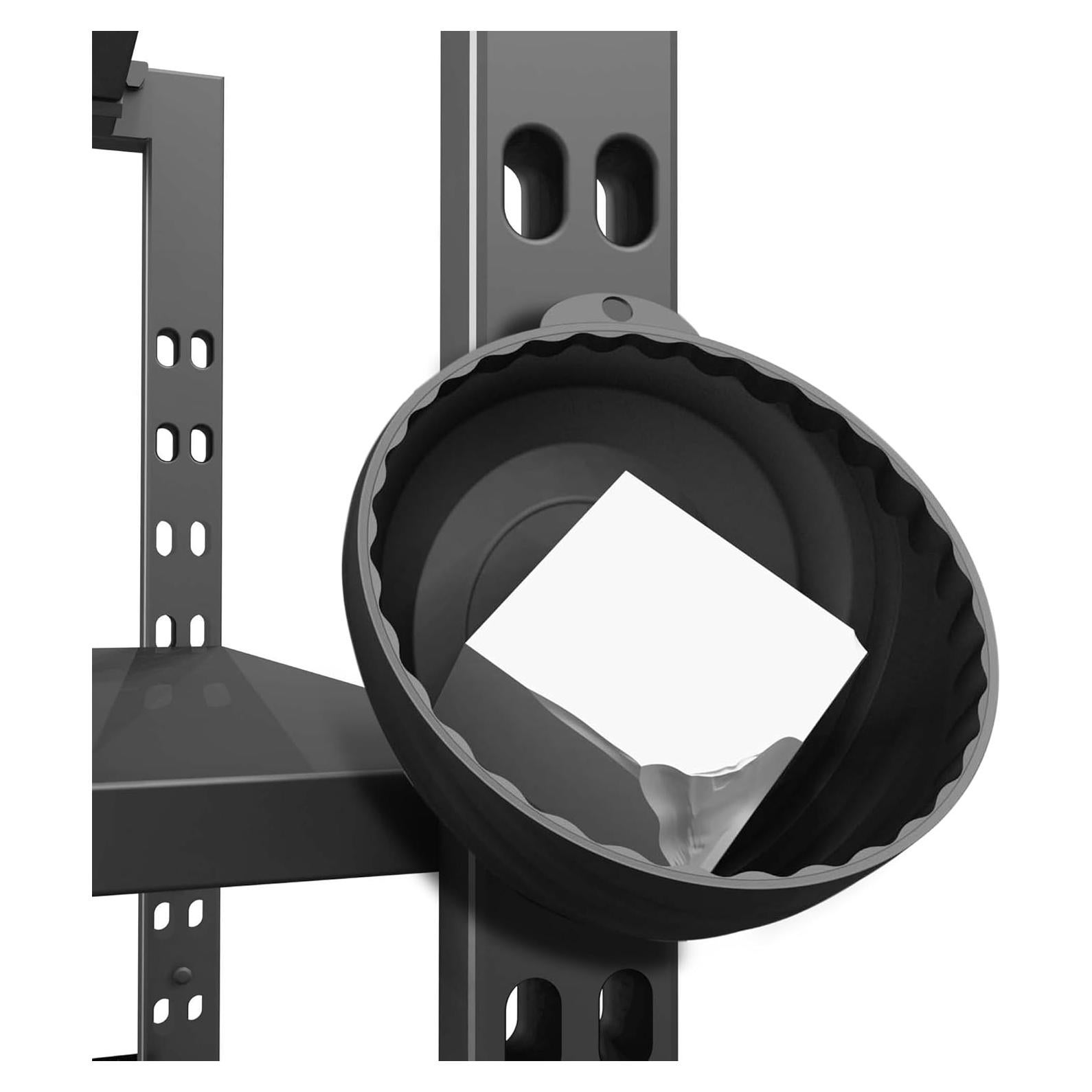 Contenedor de Tiza de Gimnasio HAIRUNFU Negro Magnético 0.45 kg